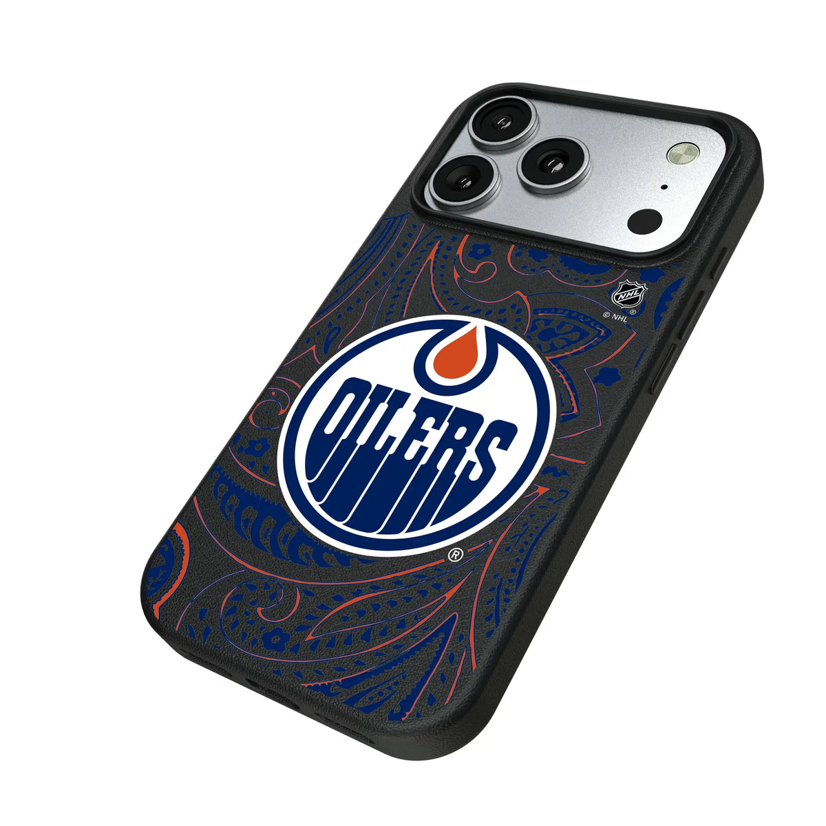 Edmonton Oilers Paisley MagSafe Compatible Phone Case for Apple iPhone
