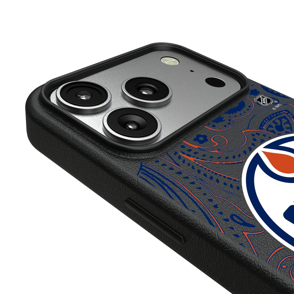 Edmonton Oilers Paisley MagSafe Compatible Phone Case for Apple iPhone