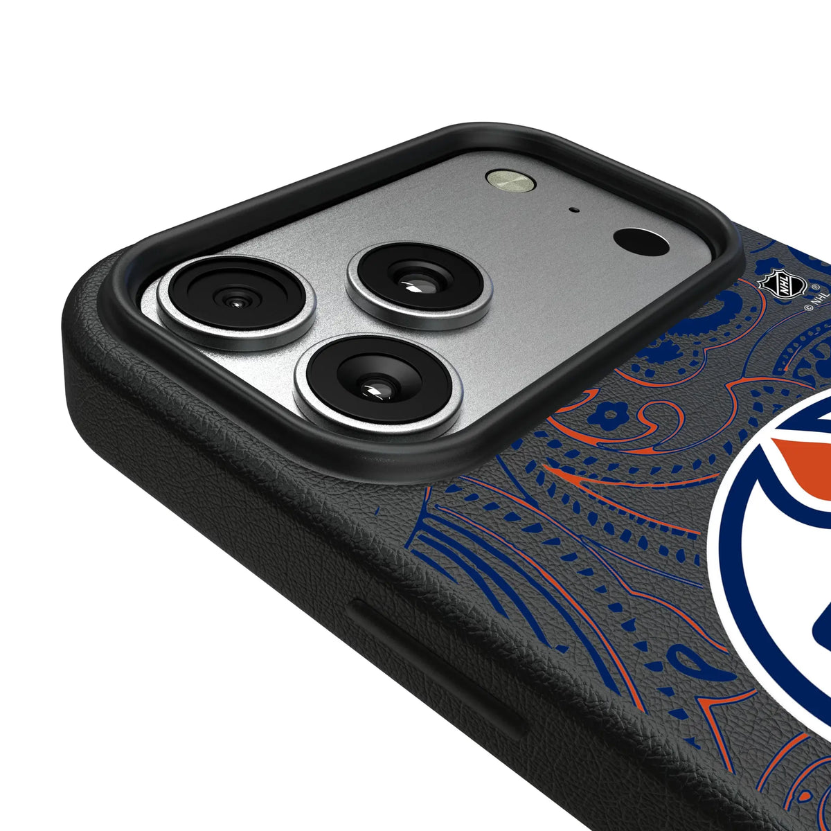 Edmonton Oilers Paisley MagSafe Compatible Phone Case for Apple iPhone
