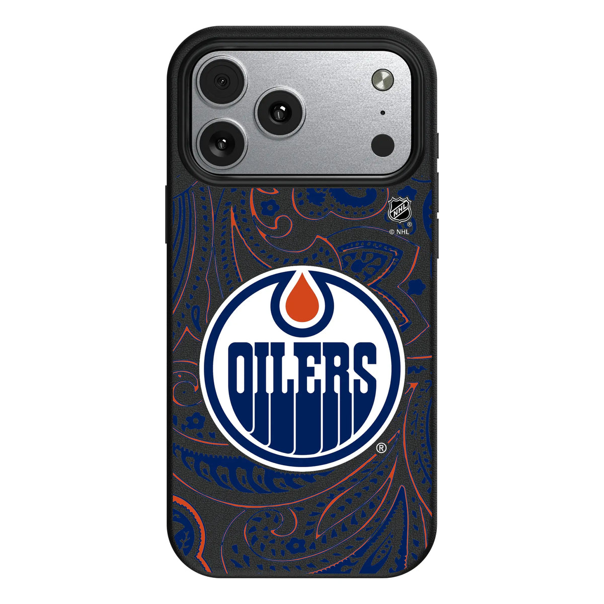 Edmonton Oilers Paisley MagSafe Compatible Phone Case for Apple iPhone