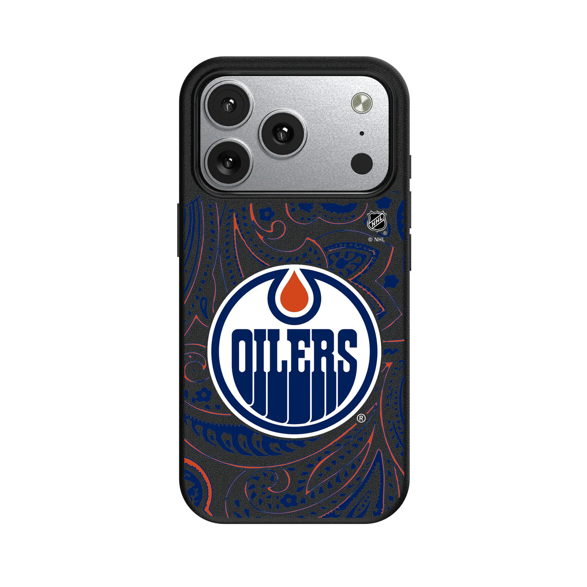 Edmonton Oilers Paisley MagSafe Compatible Phone Case for Apple iPhone