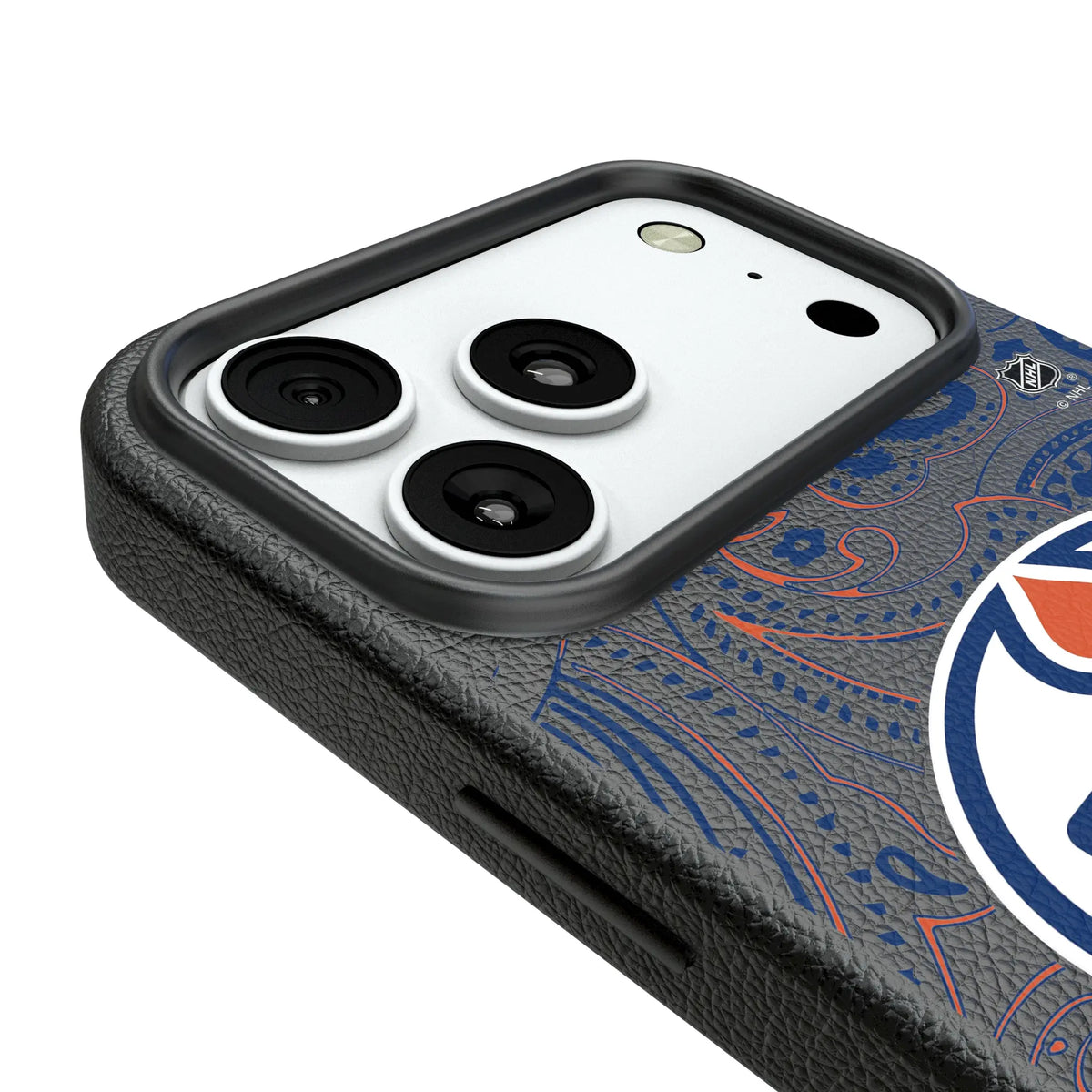 Edmonton Oilers Paisley MagSafe Compatible Phone Case for Apple iPhone