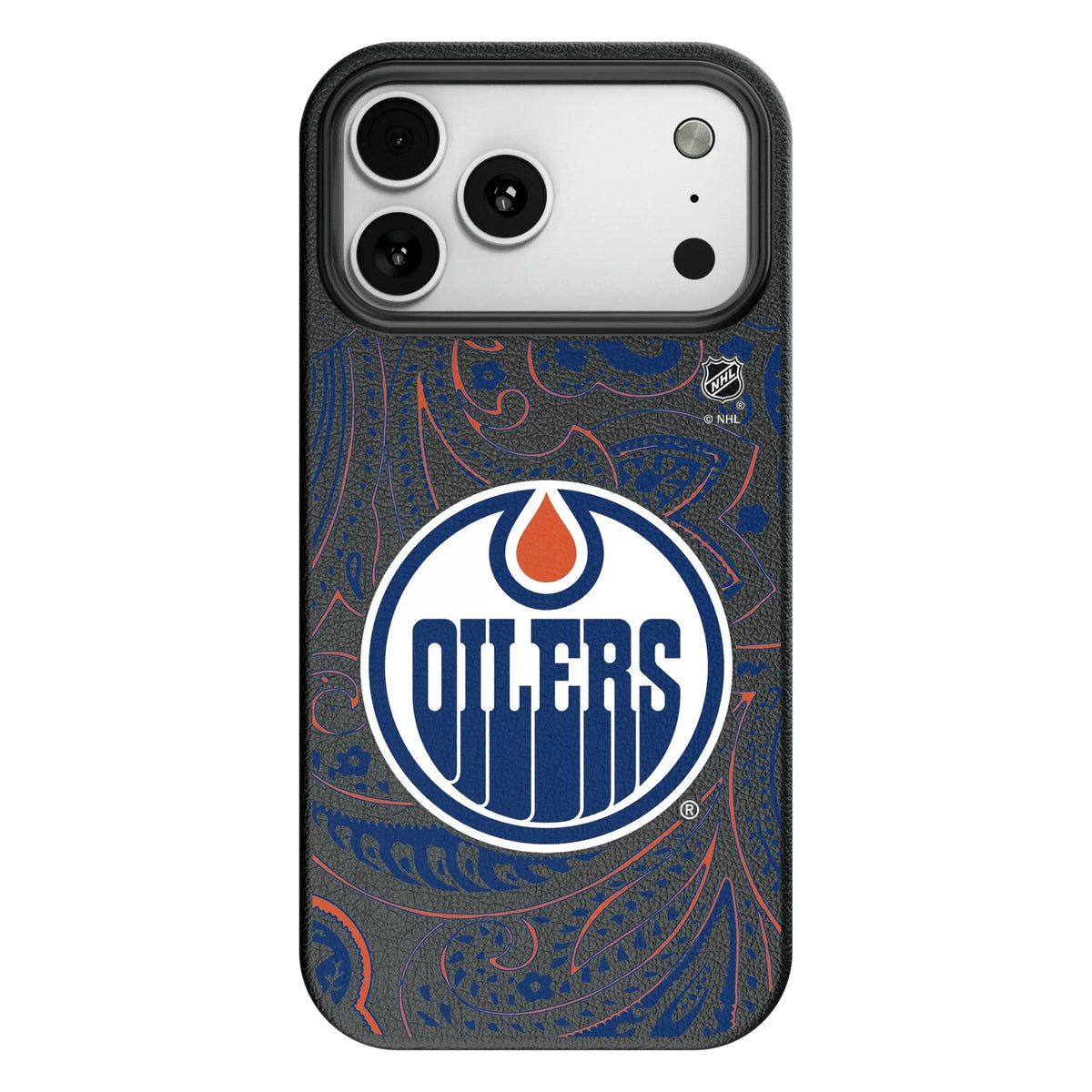 Edmonton Oilers Paisley MagSafe Compatible Phone Case for Apple iPhone