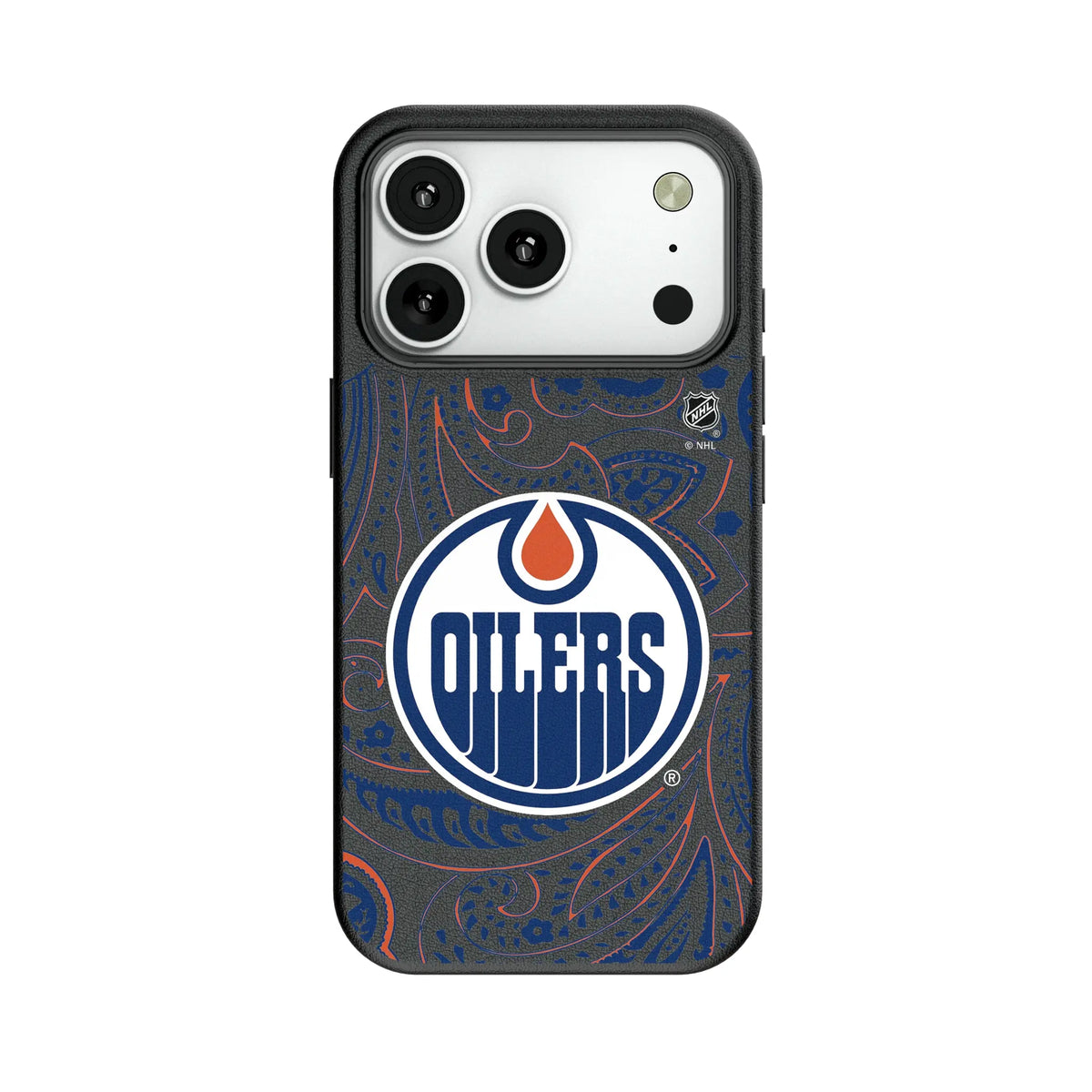 Edmonton Oilers Paisley MagSafe Compatible Phone Case for Apple iPhone
