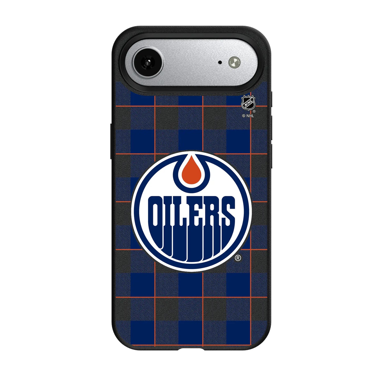 Edmonton Oilers Plaid MagSafe Compatible Phone Case for Apple iPhone