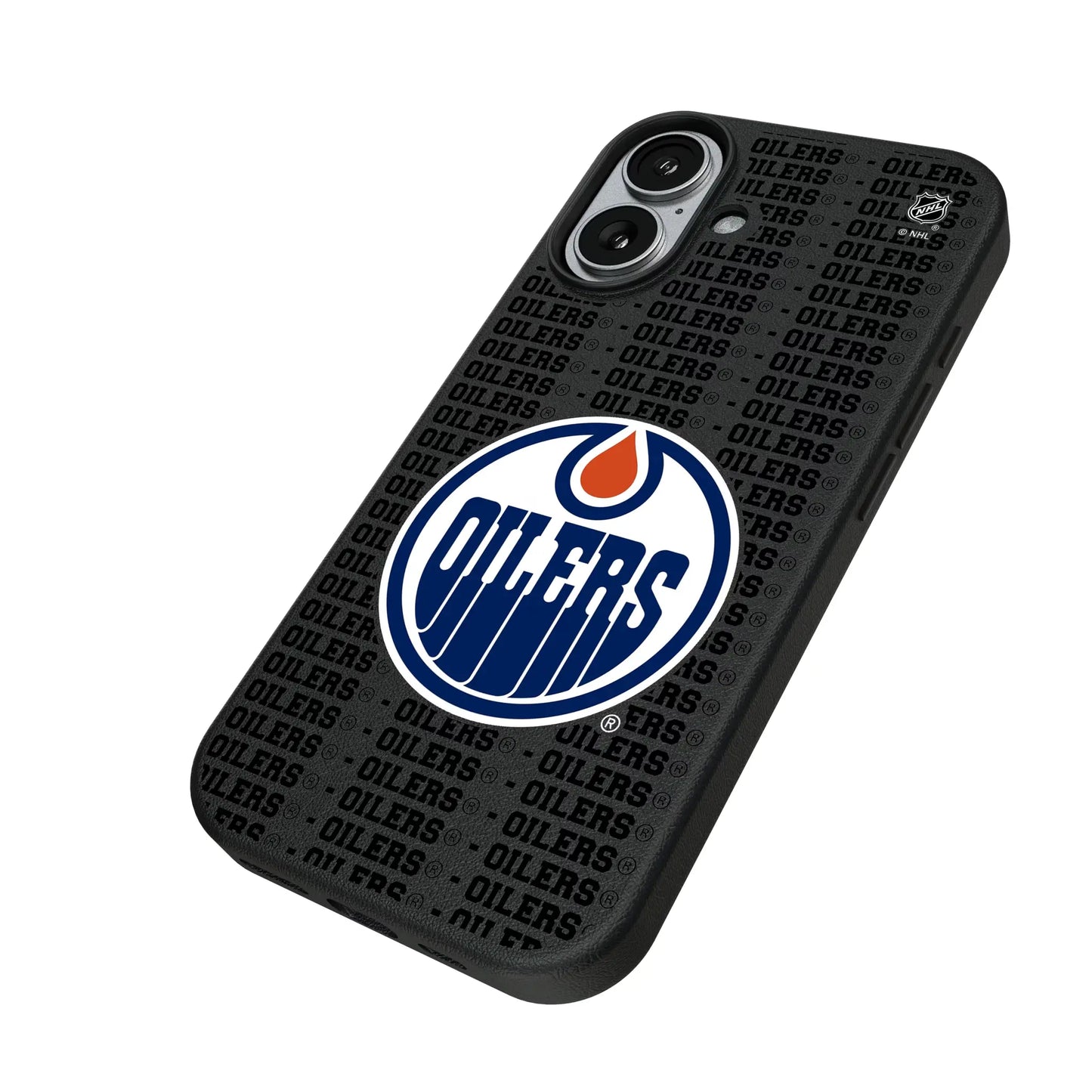 Edmonton Oilers Text Backdrop MagSafe Compatible Phone Case for Apple iPhone