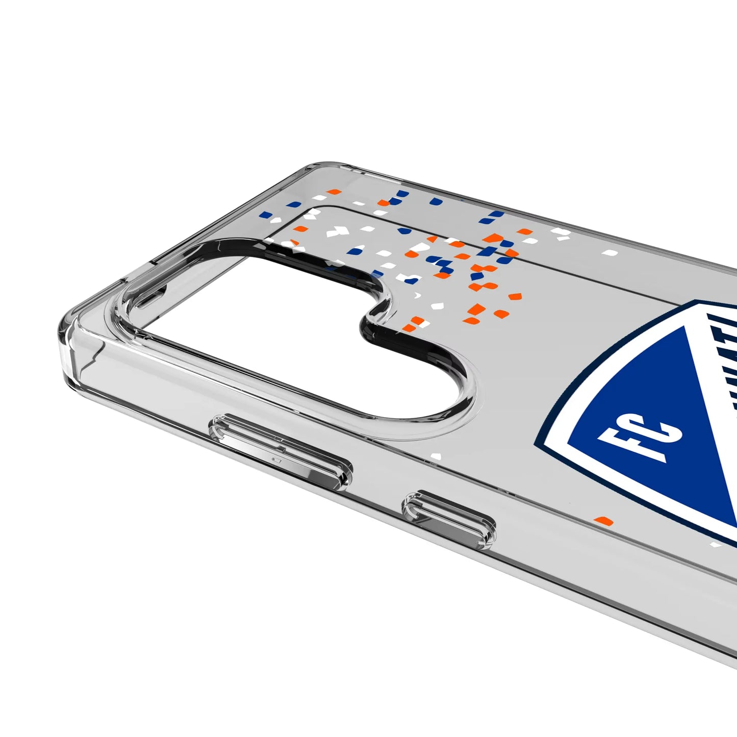FC Cincinnati Confetti Clear Phone Case for Samsung Galaxy
