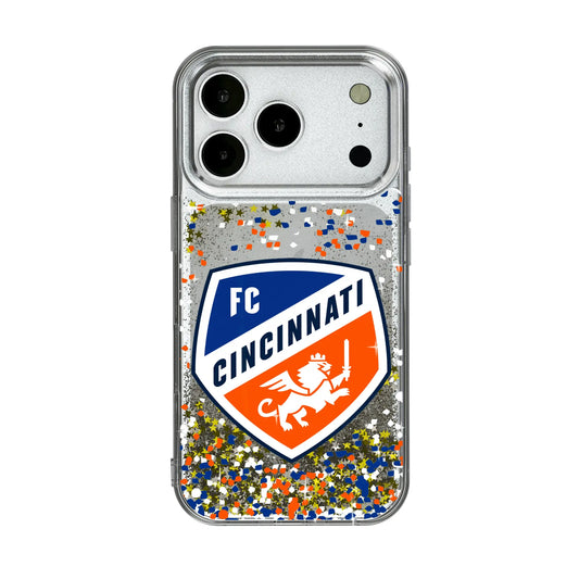FC Cincinnati Confetti Glitter Phone Case for Apple iPhone