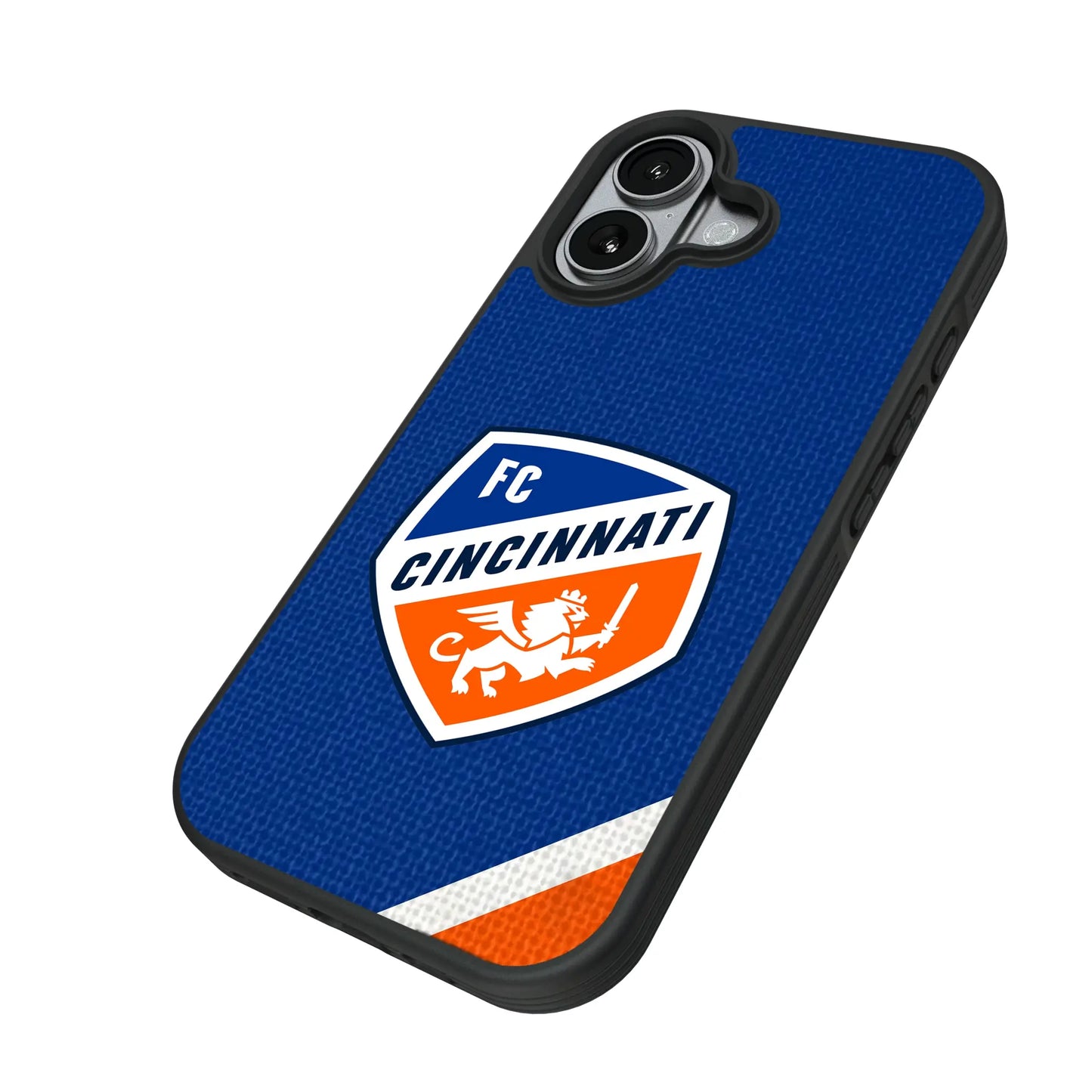 FC Cincinnati Diagonal Stripe Bump Phone Case for Apple iPhone