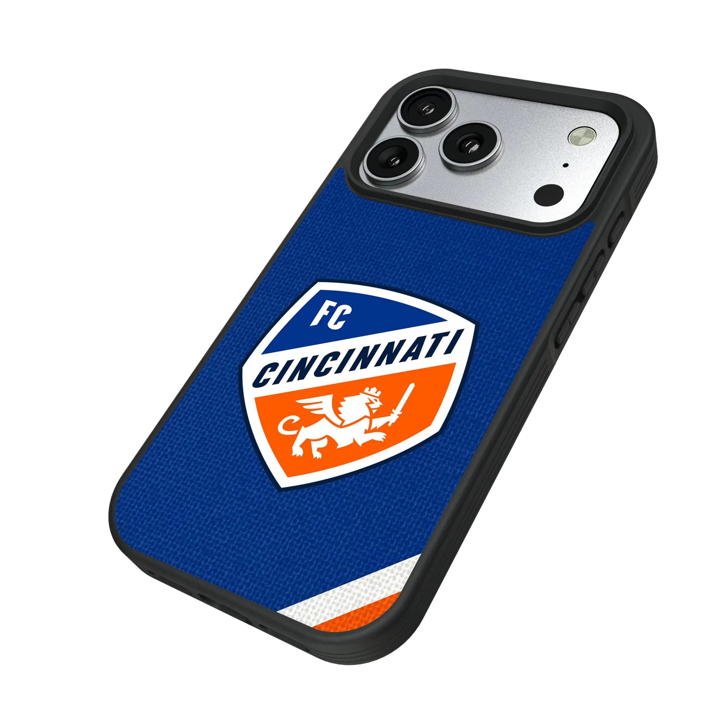 FC Cincinnati Diagonal Stripe Bump Phone Case for Apple iPhone