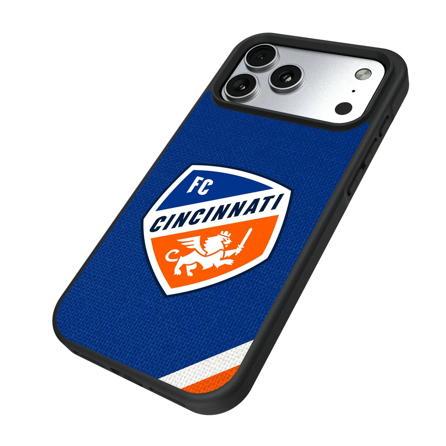 FC Cincinnati Diagonal Stripe Bump Phone Case for Apple iPhone