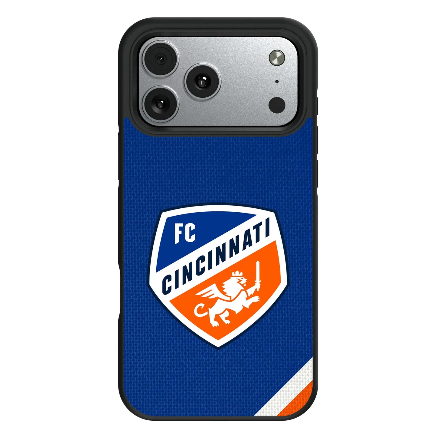 FC Cincinnati Diagonal Stripe Bump Phone Case for Apple iPhone