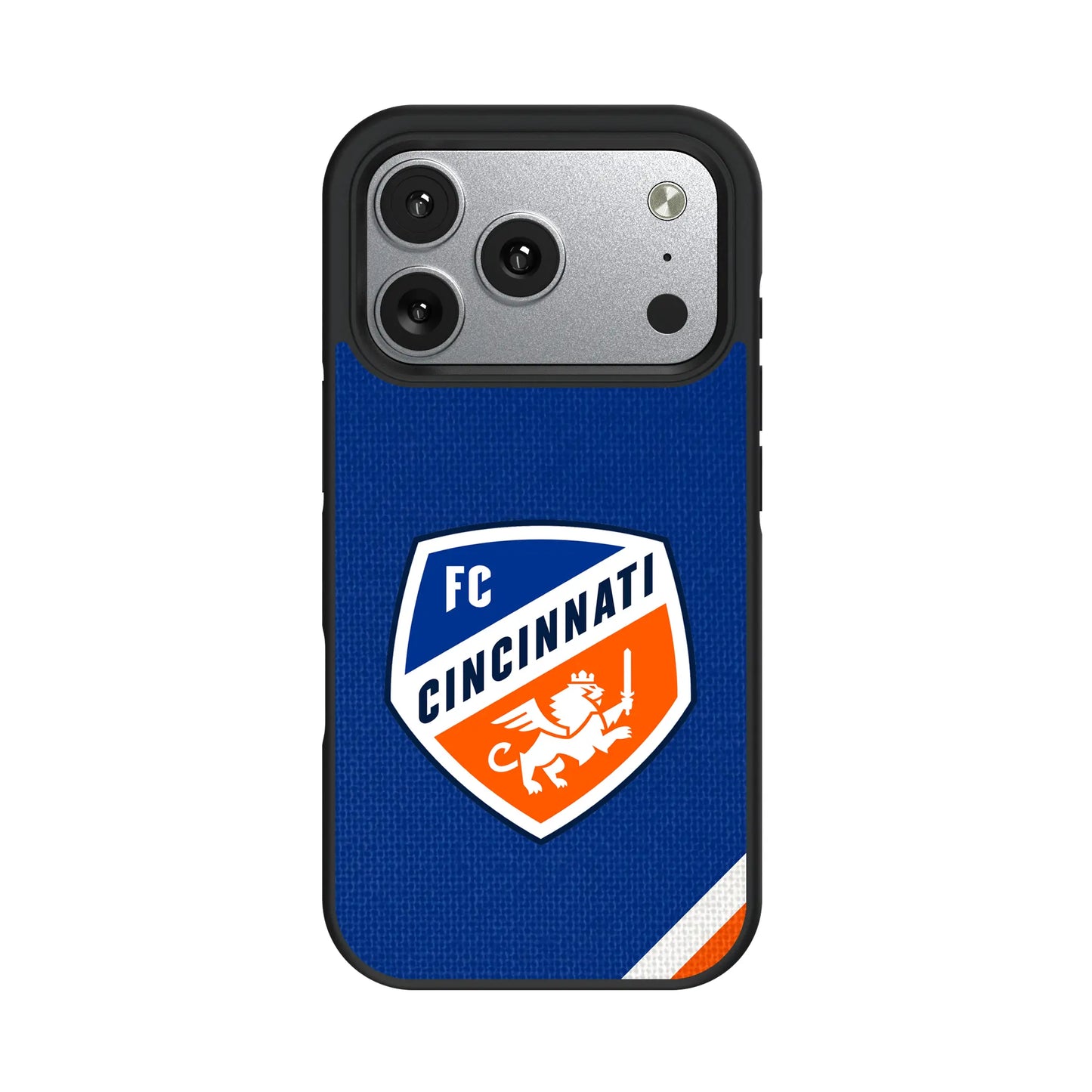 FC Cincinnati Diagonal Stripe Bump Phone Case for Apple iPhone