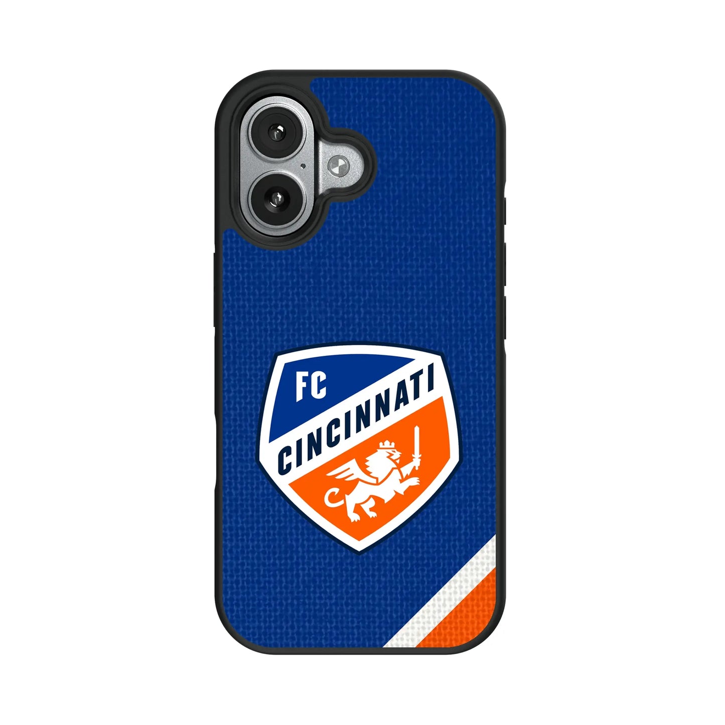 FC Cincinnati Diagonal Stripe Bump Phone Case for Apple iPhone