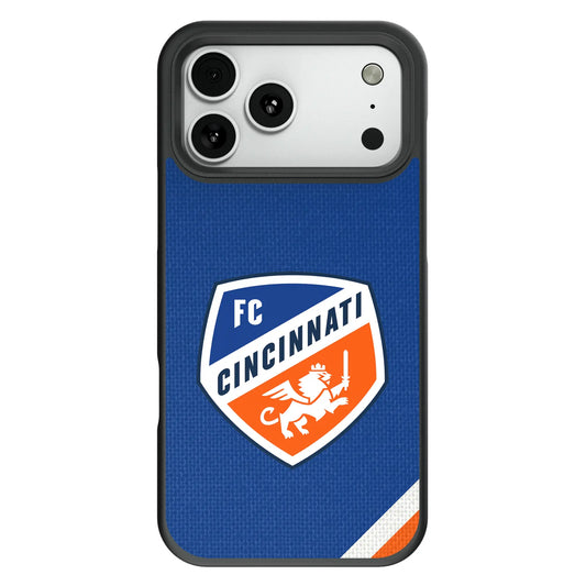 FC Cincinnati Diagonal Stripe Bump Phone Case for Apple iPhone