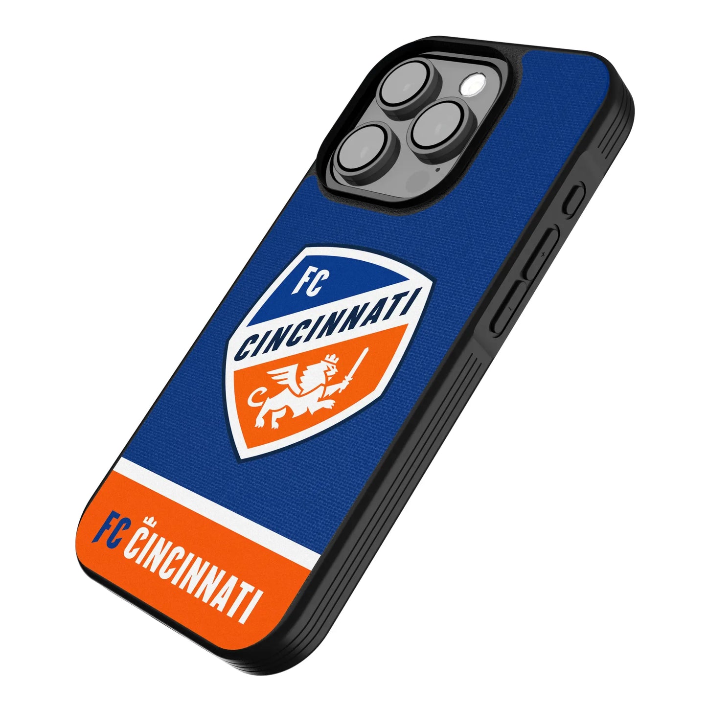 FC Cincinnati Endzone Solid Bump Phone Case for Apple iPhone