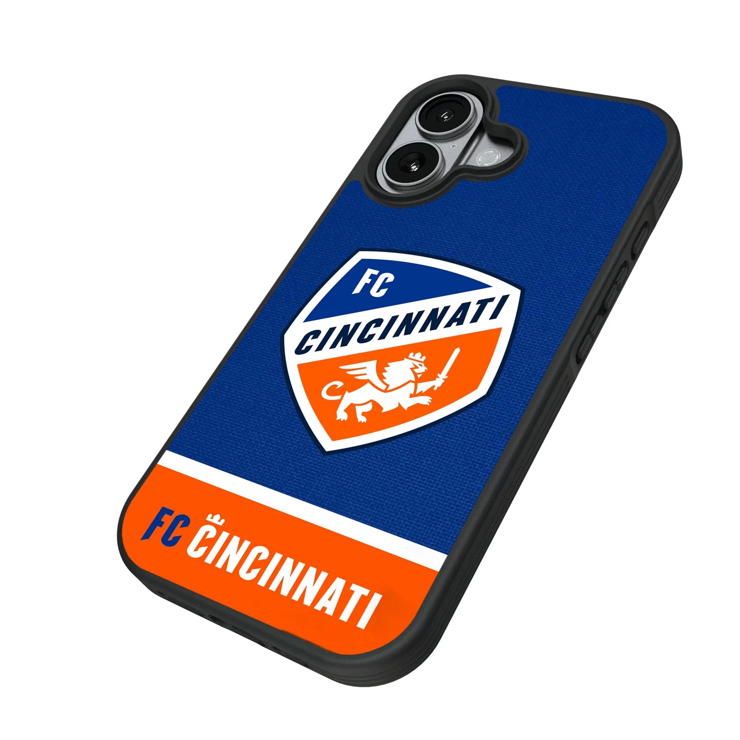 FC Cincinnati Endzone Solid Bump Phone Case for Apple iPhone