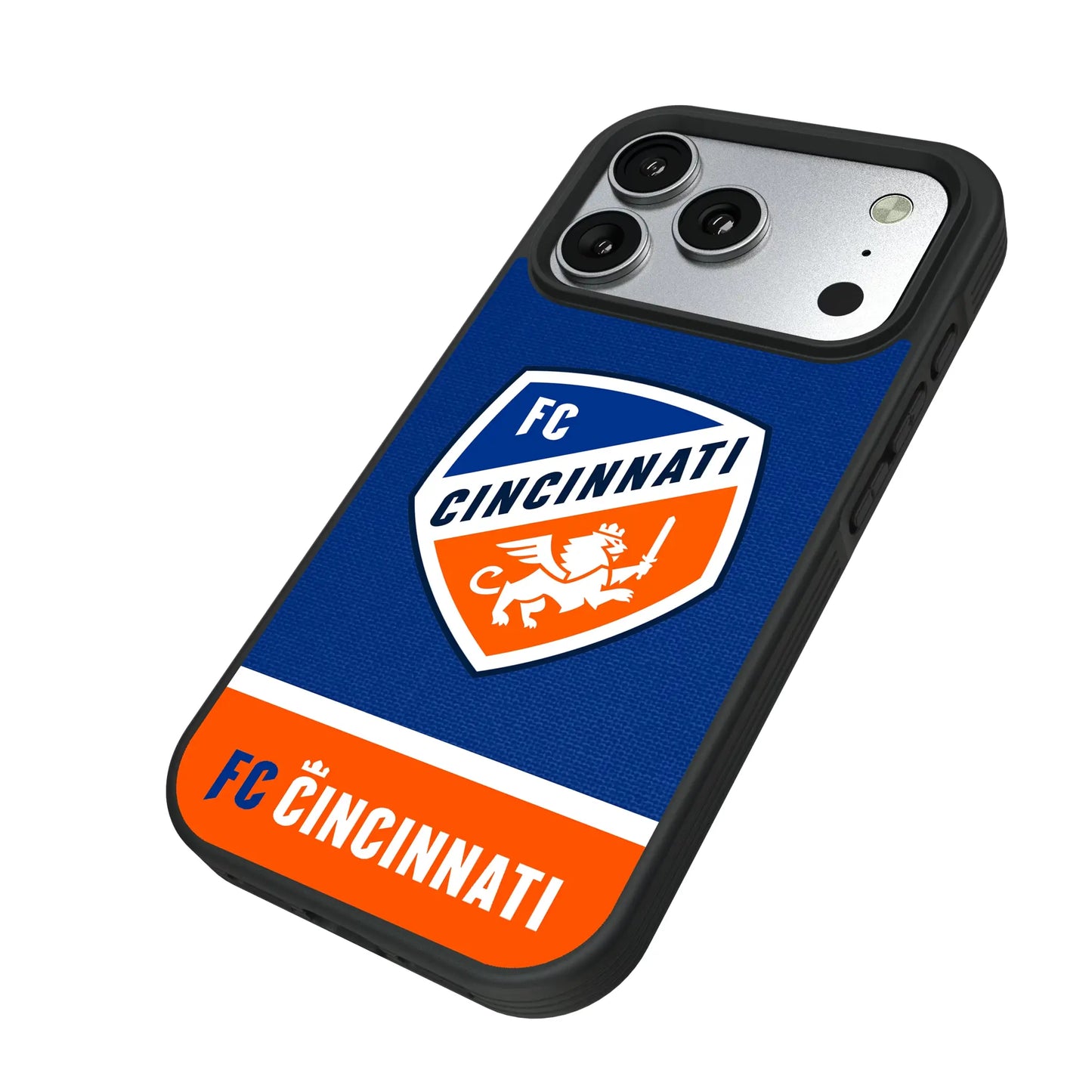 FC Cincinnati Endzone Solid Bump Phone Case for Apple iPhone