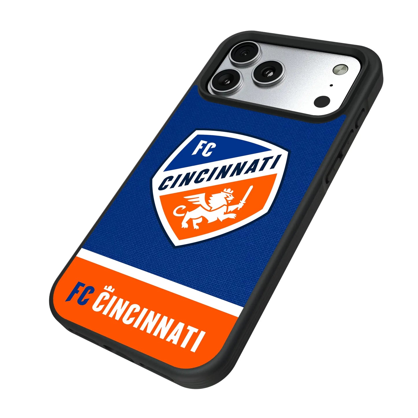 FC Cincinnati Endzone Solid Bump Phone Case for Apple iPhone