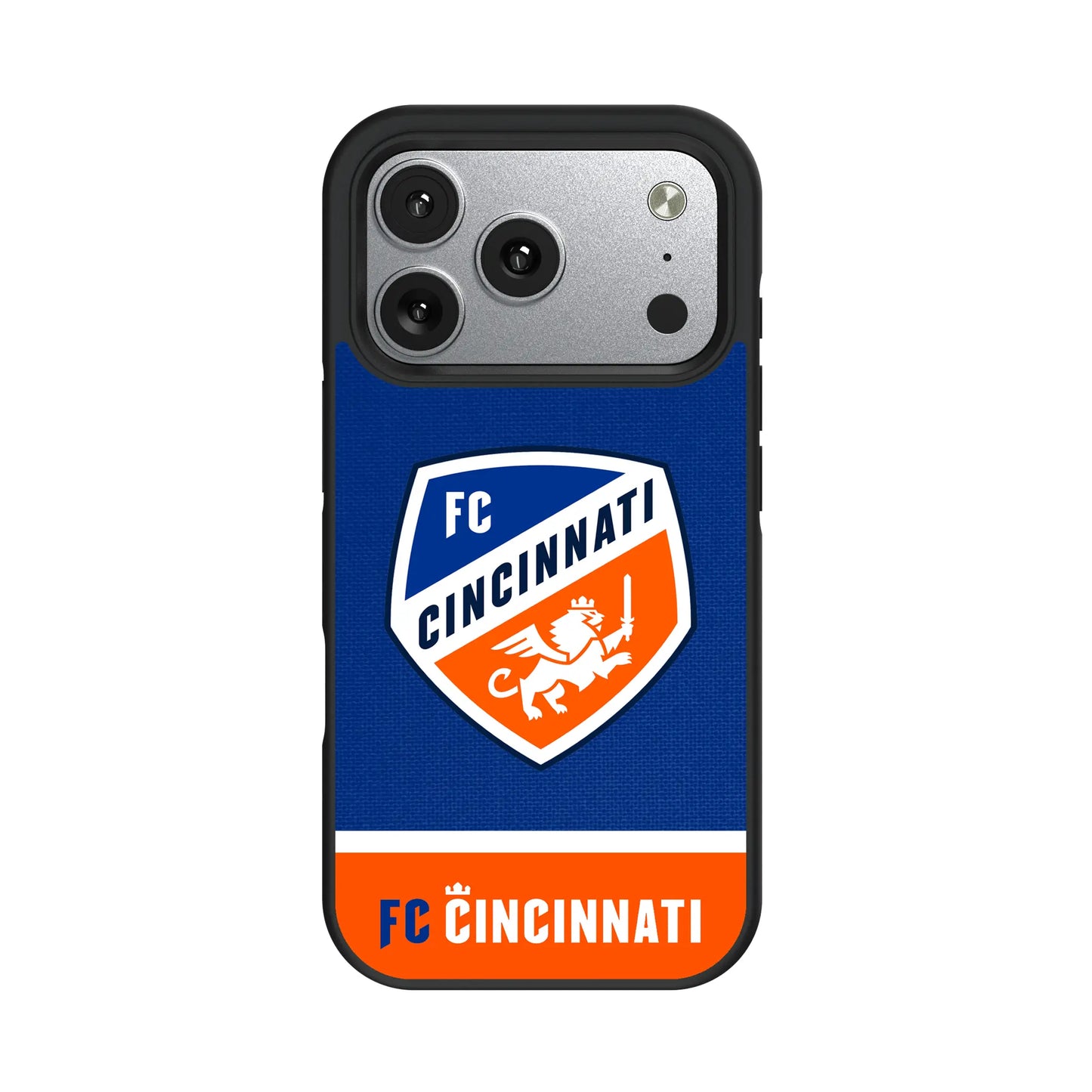 FC Cincinnati Endzone Solid Bump Phone Case for Apple iPhone