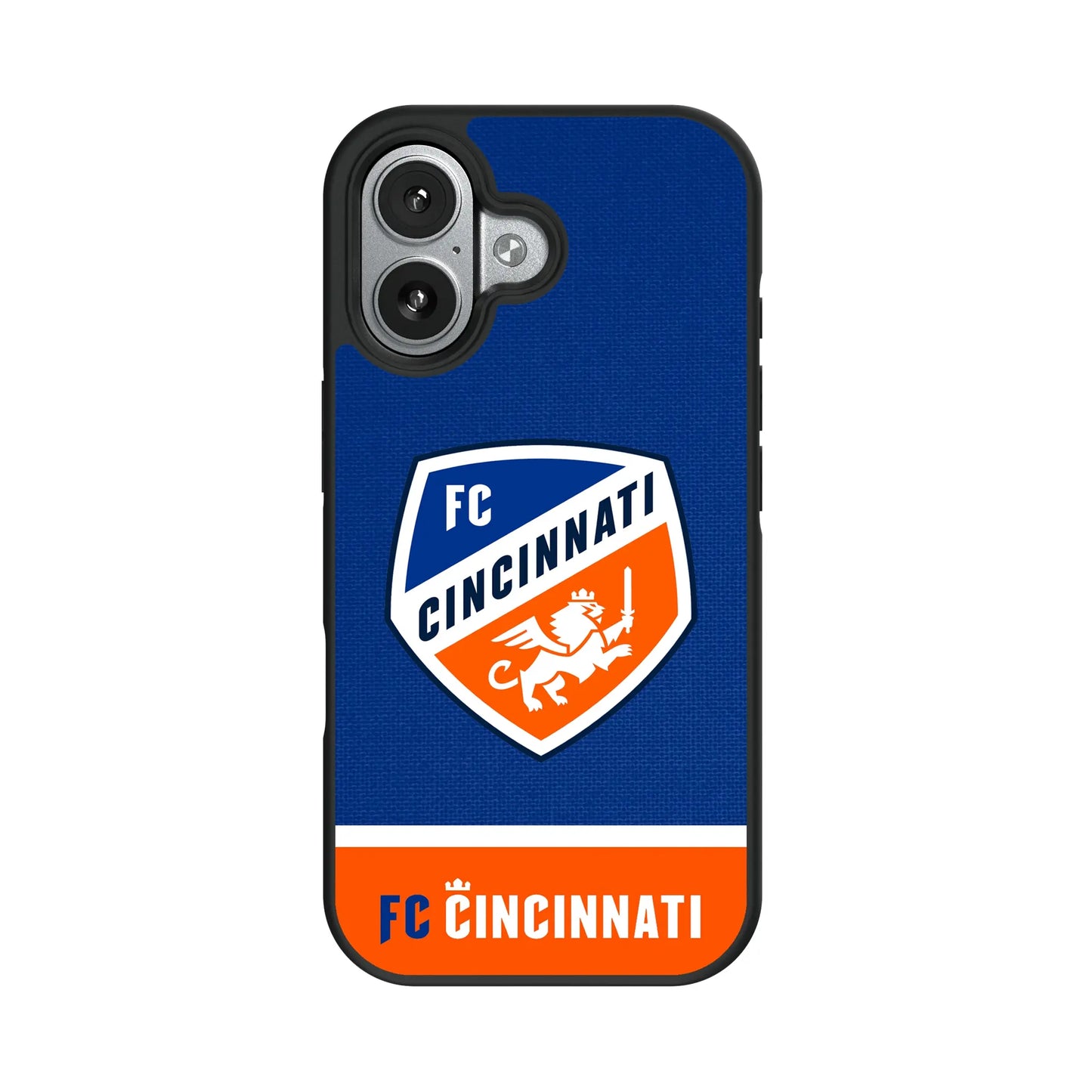 FC Cincinnati Endzone Solid Bump Phone Case for Apple iPhone