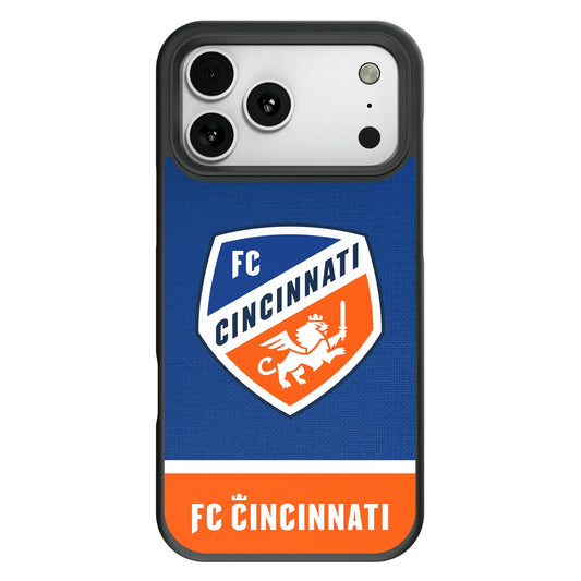 FC Cincinnati Endzone Solid Bump Phone Case for Apple iPhone