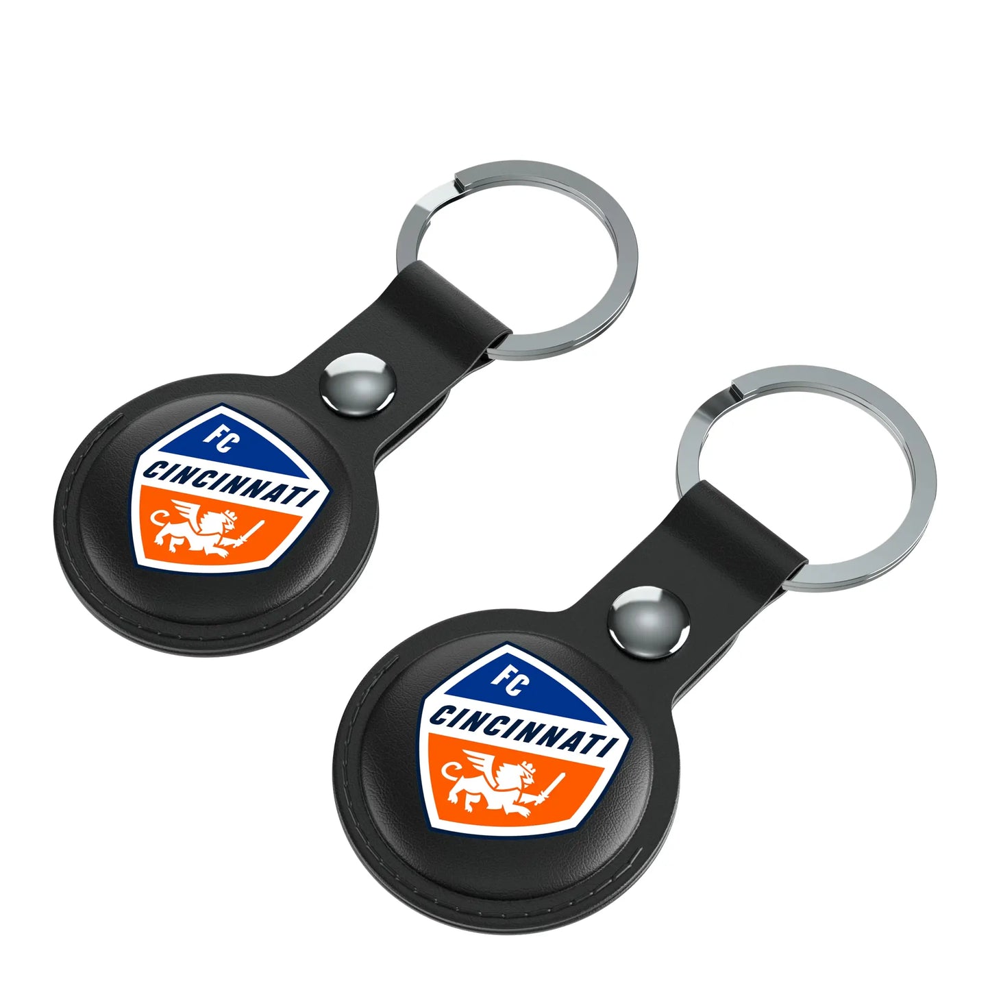FC Cincinnati Insignia Black Airtag Holder 2-Pack