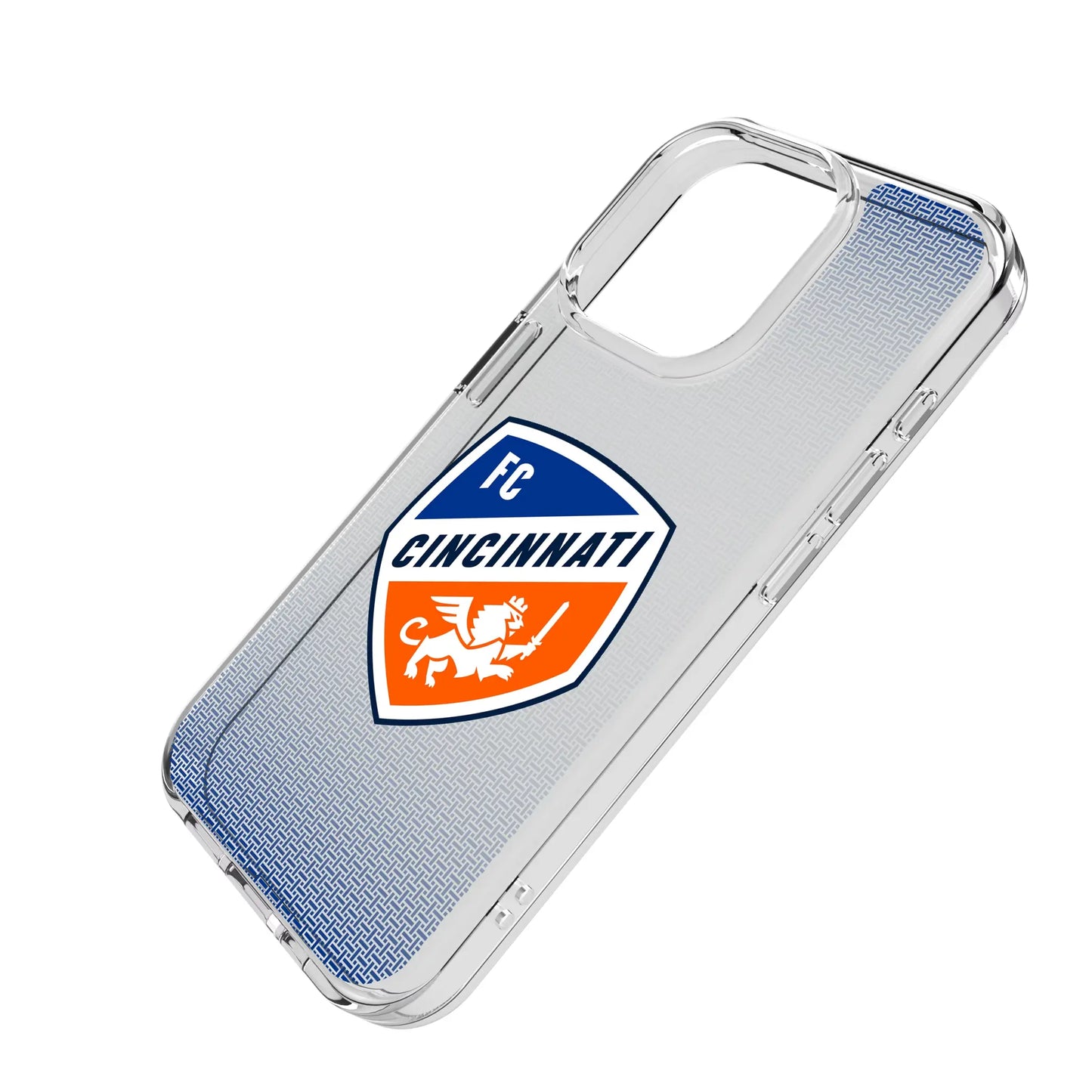 FC Cincinnati Linen Clear Phone Case for Apple iPhone