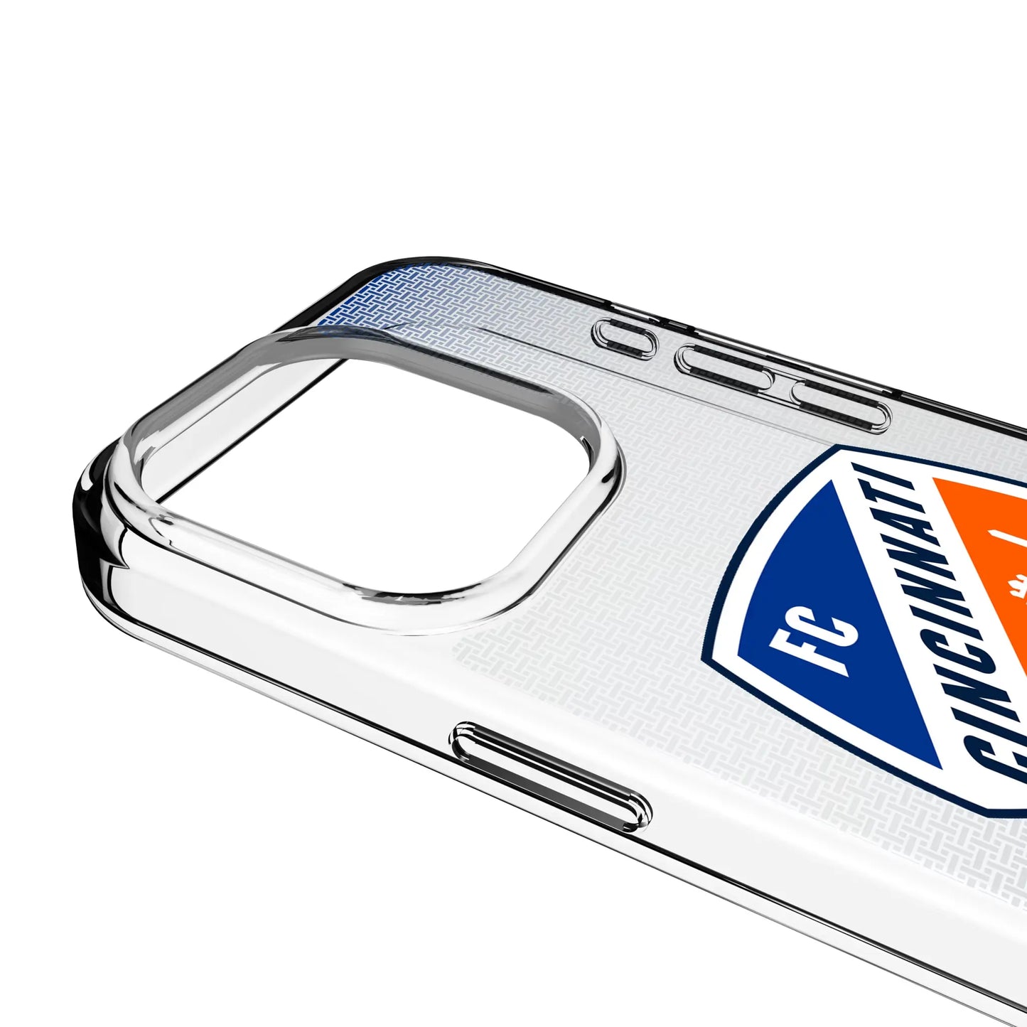 FC Cincinnati Linen Clear Phone Case for Apple iPhone