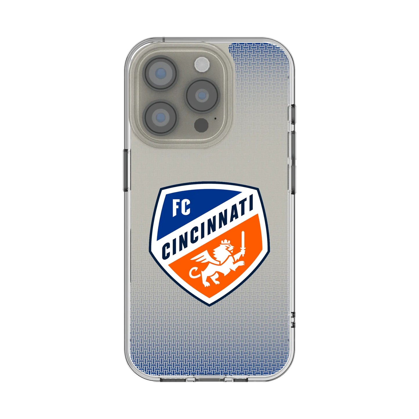 FC Cincinnati Linen Clear Phone Case for Apple iPhone