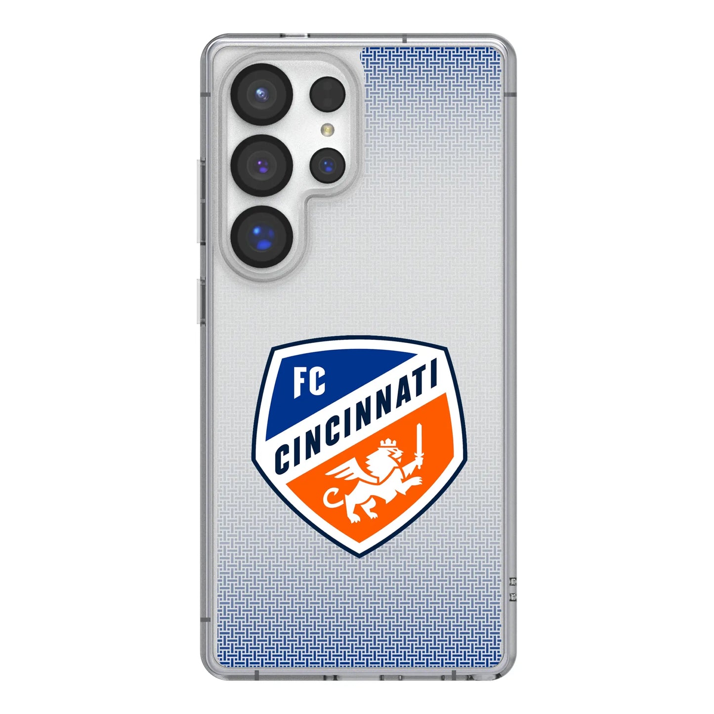 FC Cincinnati Linen Clear Phone Case for Samsung Galaxy