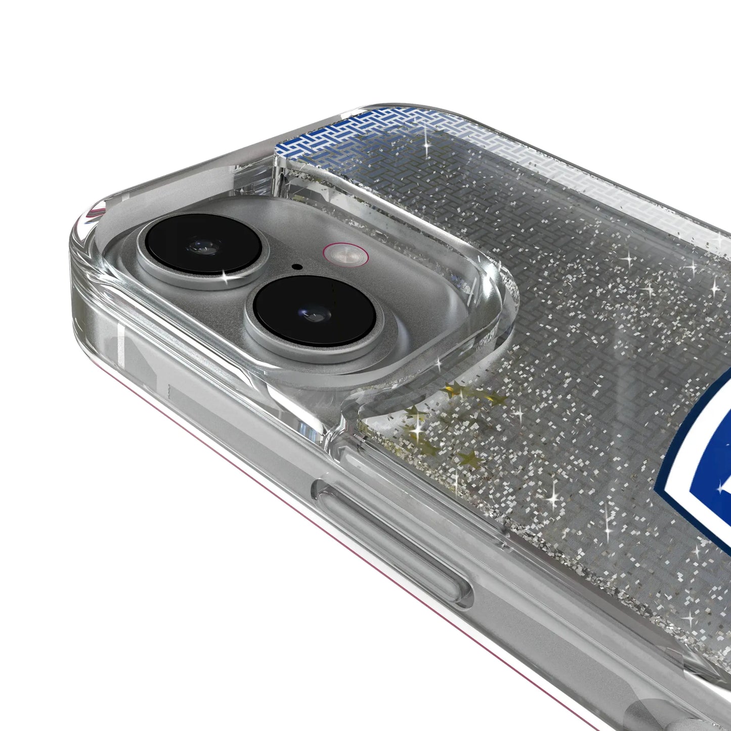 FC Cincinnati Linen Glitter Phone Case for Apple iPhone