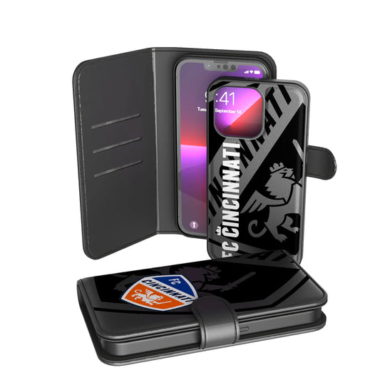 FC Cincinnati Monocolor Tilt Wallet Phone Case for Apple iPhone