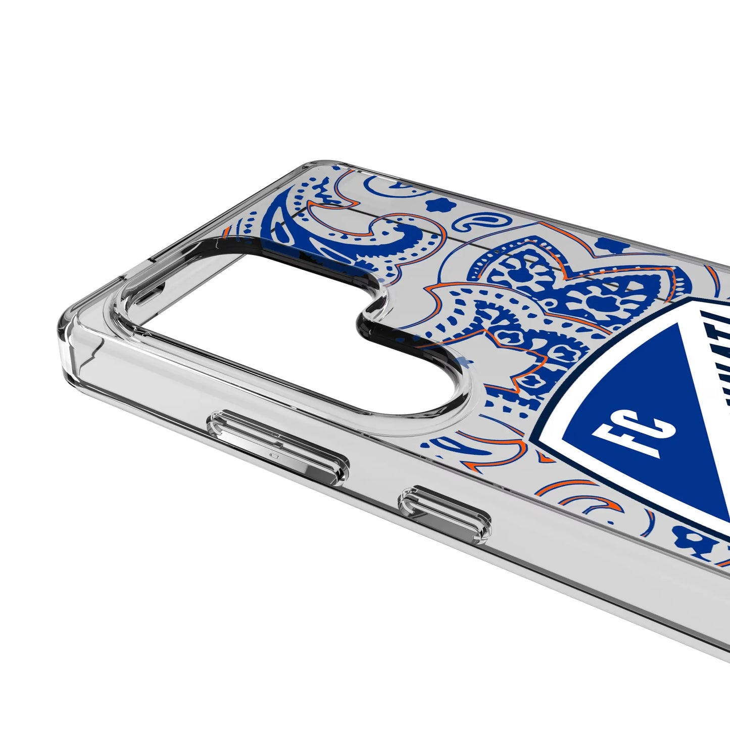 FC Cincinnati Paisley Clear Phone Case for Samsung Galaxy