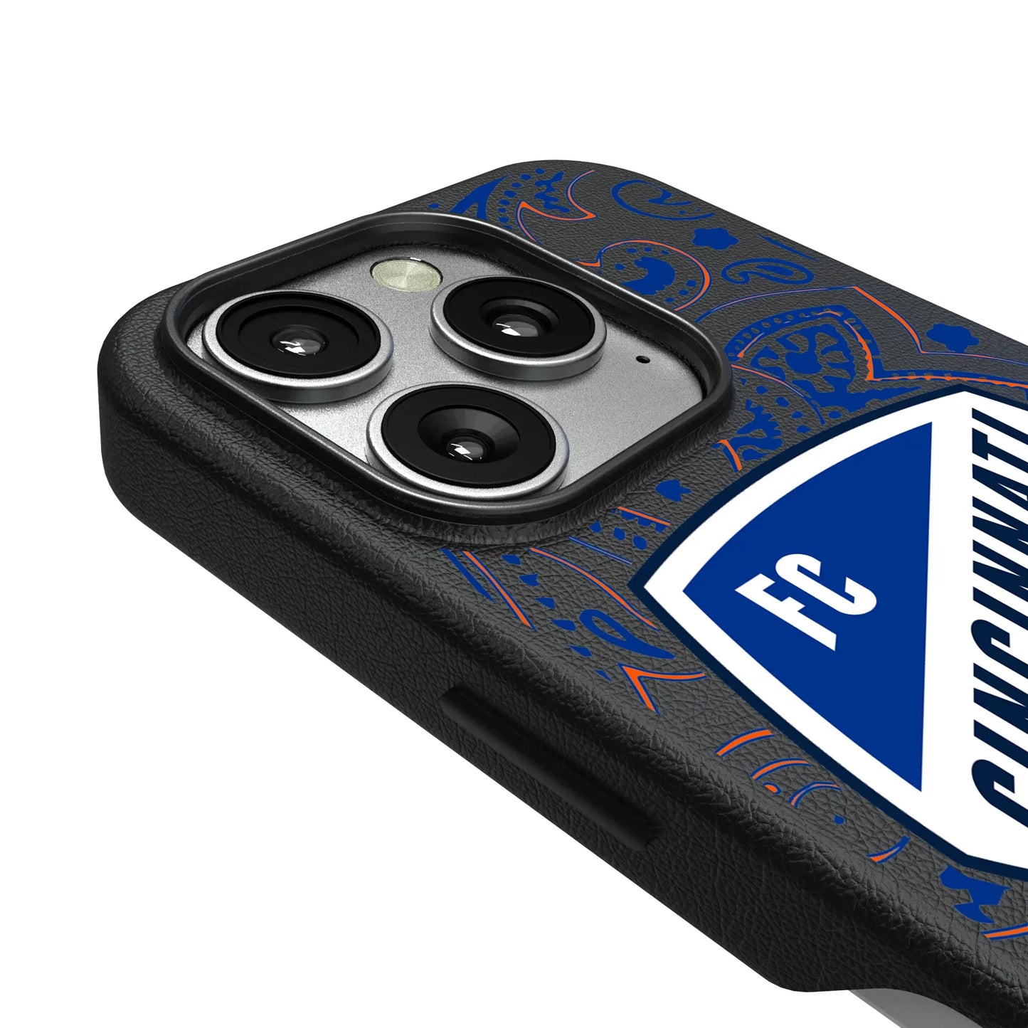 FC Cincinnati Paisley MagSafe Compatible Phone Case for Apple iPhone