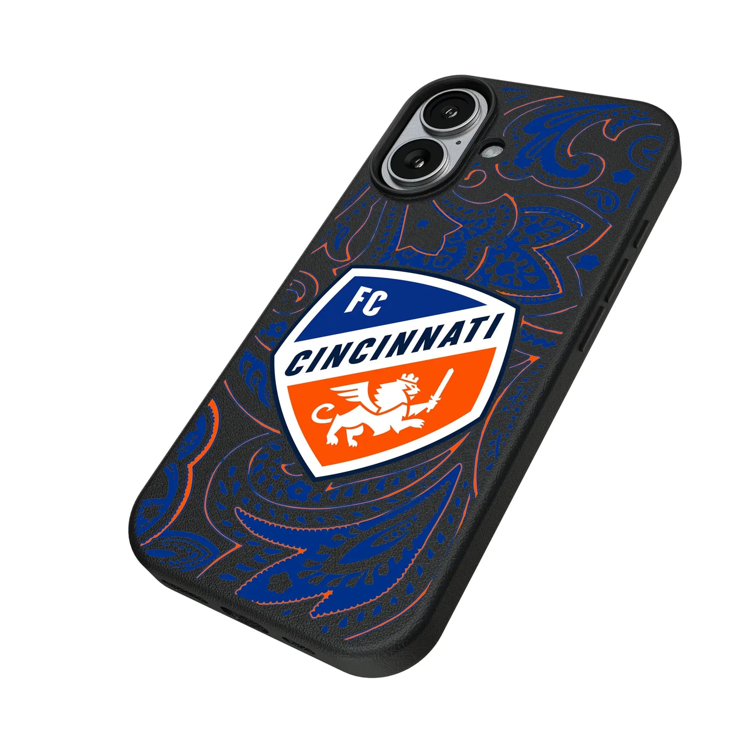FC Cincinnati Paisley MagSafe Compatible Phone Case for Apple iPhone