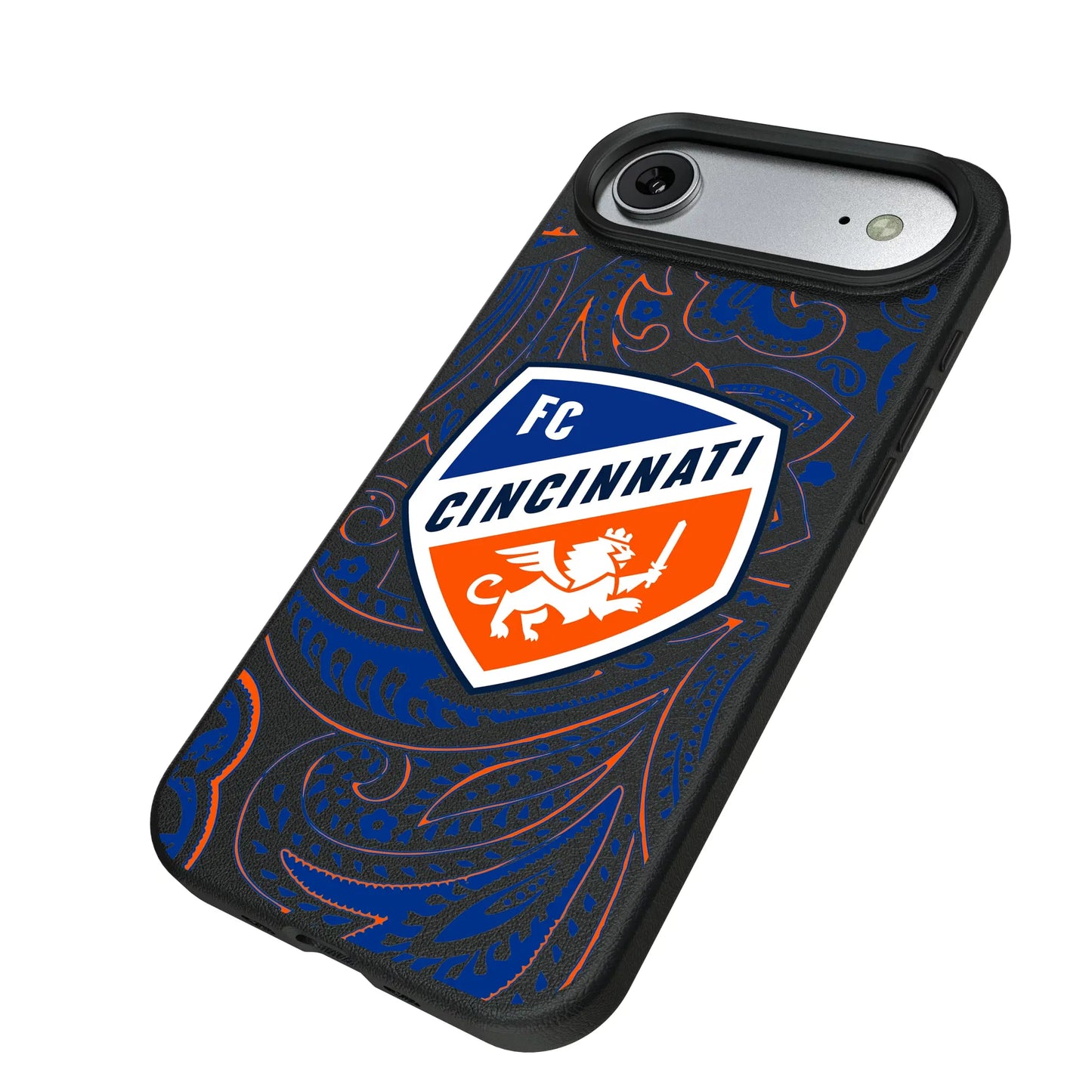 FC Cincinnati Paisley MagSafe Compatible Phone Case for Apple iPhone