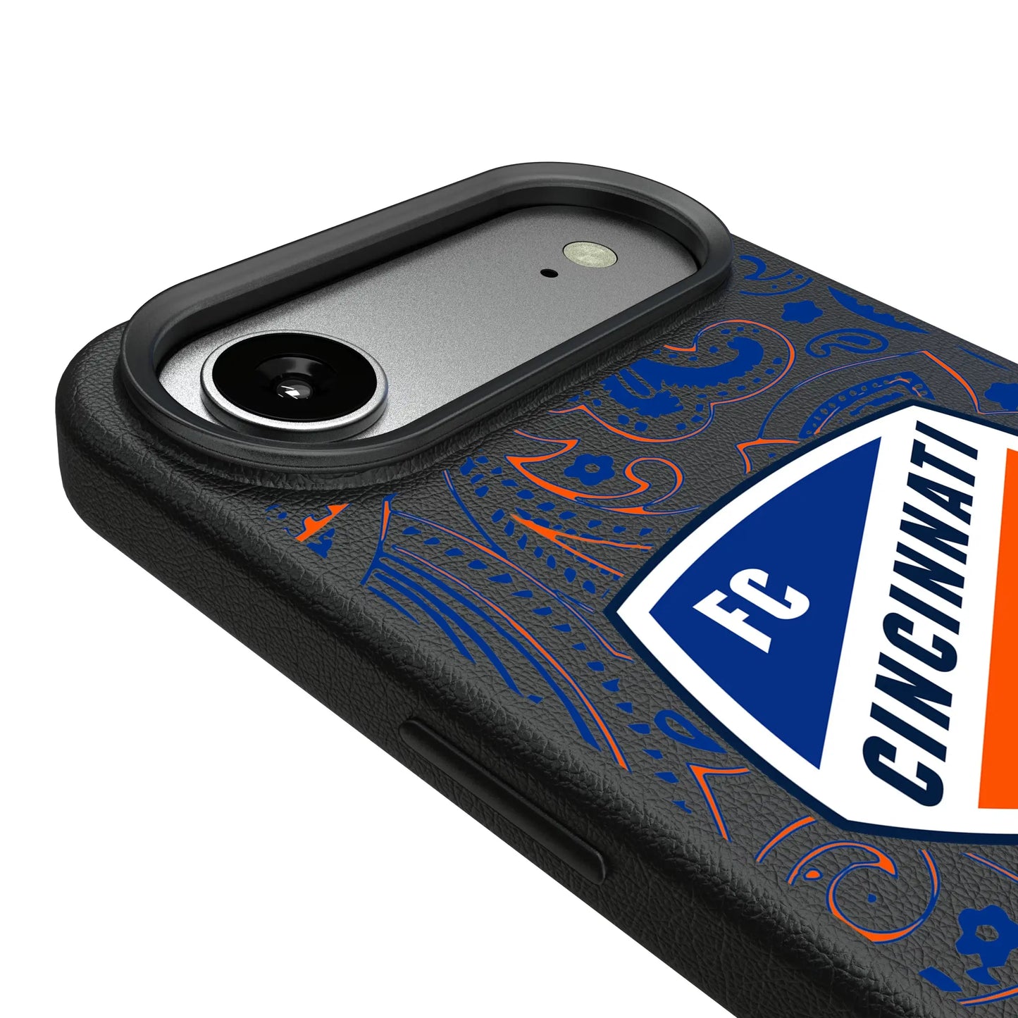 FC Cincinnati Paisley MagSafe Compatible Phone Case for Apple iPhone