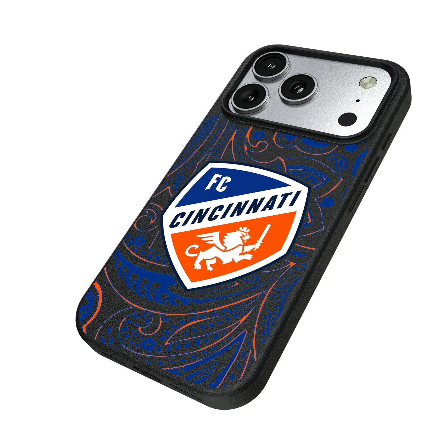 FC Cincinnati Paisley MagSafe Compatible Phone Case for Apple iPhone