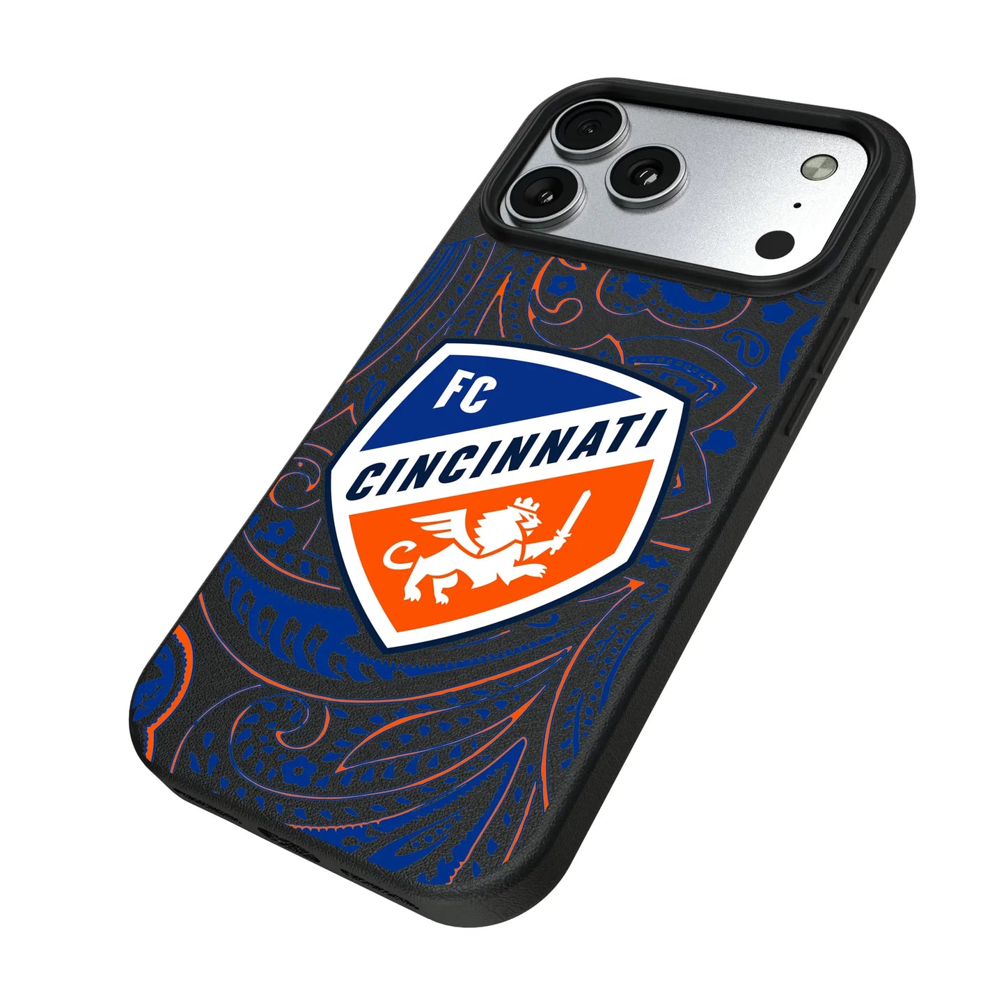 FC Cincinnati Paisley MagSafe Compatible Phone Case for Apple iPhone