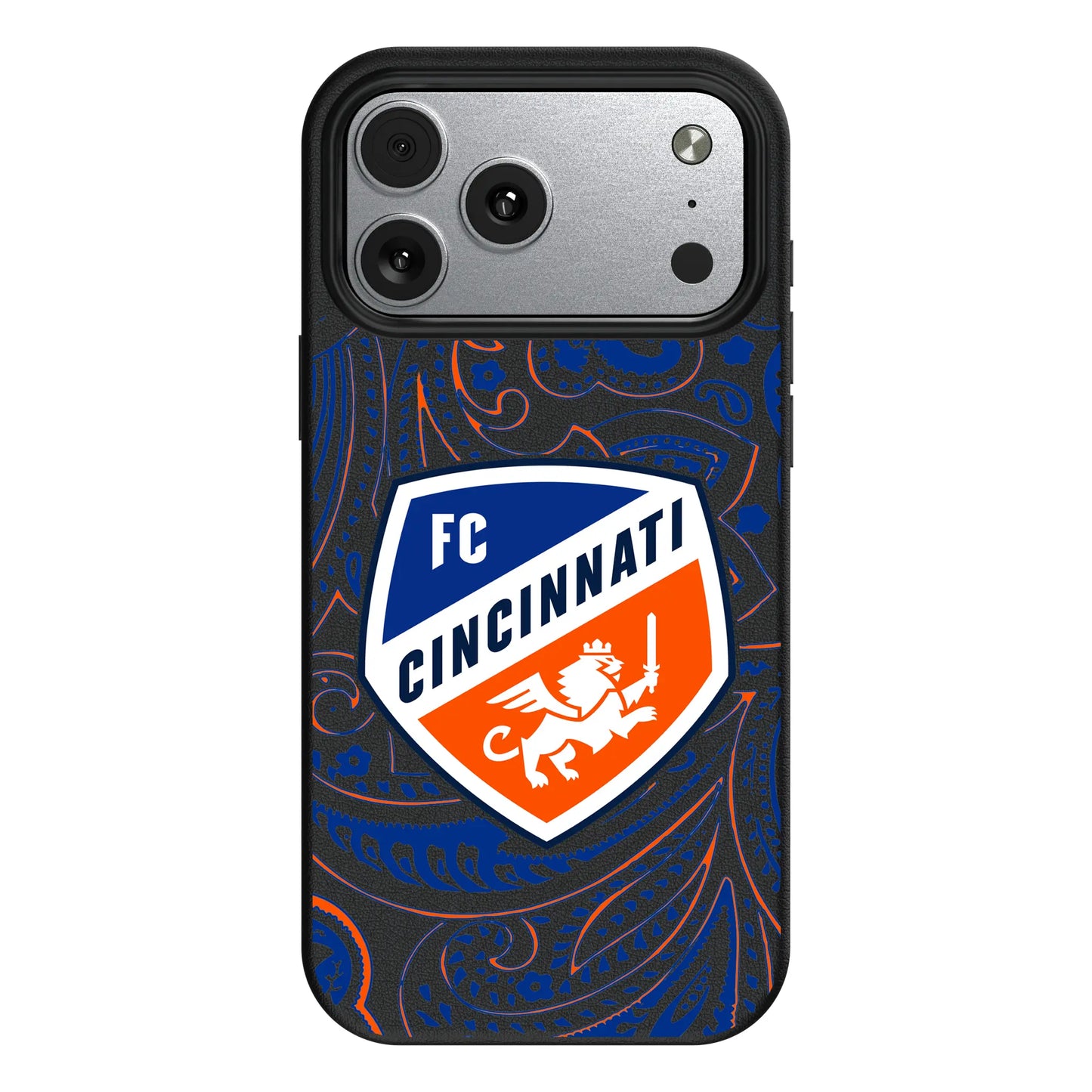 FC Cincinnati Paisley MagSafe Compatible Phone Case for Apple iPhone