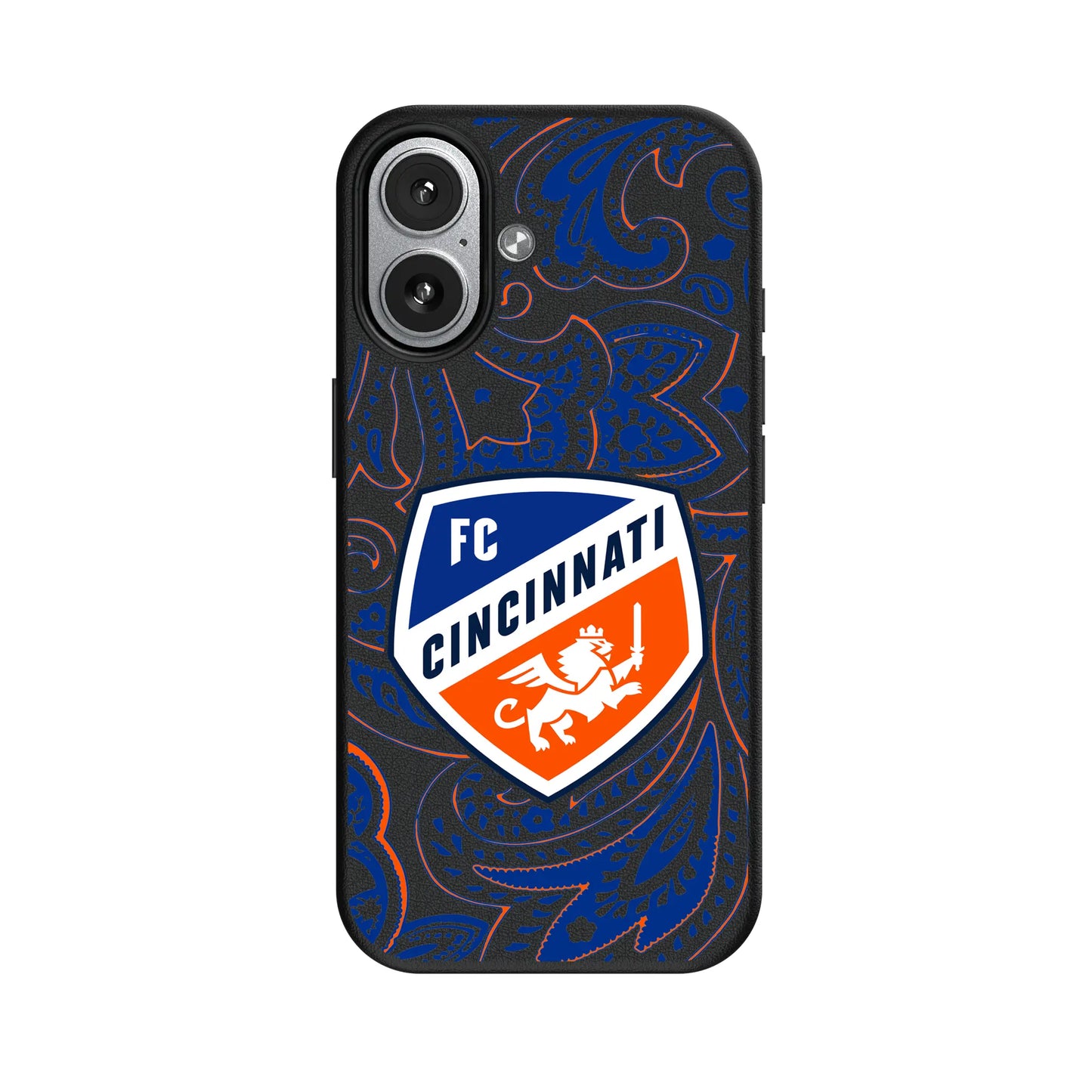FC Cincinnati Paisley MagSafe Compatible Phone Case for Apple iPhone