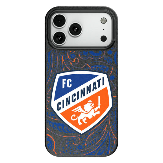 FC Cincinnati Paisley MagSafe Compatible Phone Case for Apple iPhone