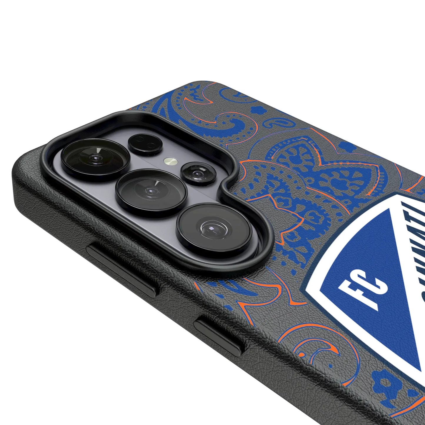 FC Cincinnati Paisley MagSafe Compatible Phone Case for Samsung Galaxy