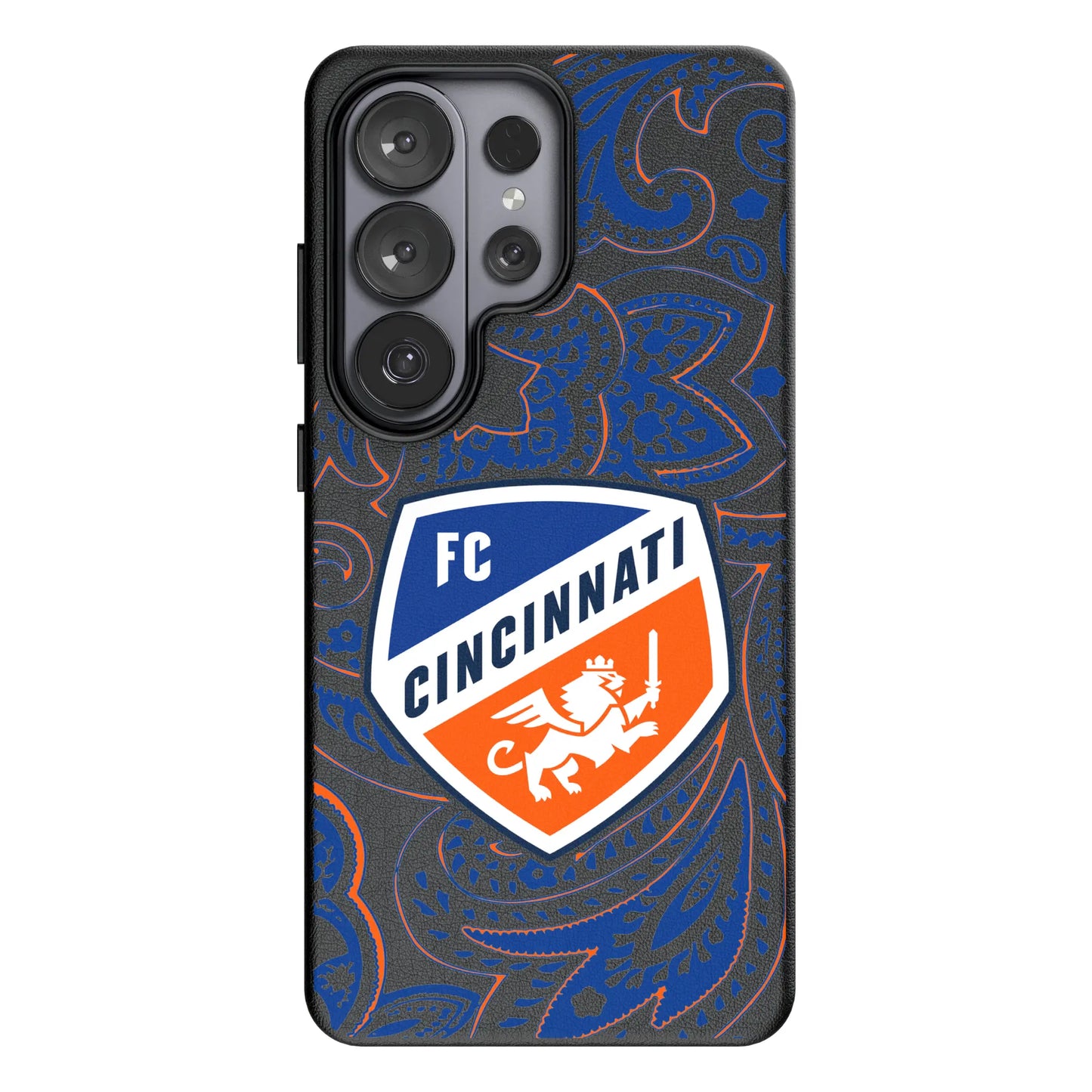FC Cincinnati Paisley MagSafe Compatible Phone Case for Samsung Galaxy