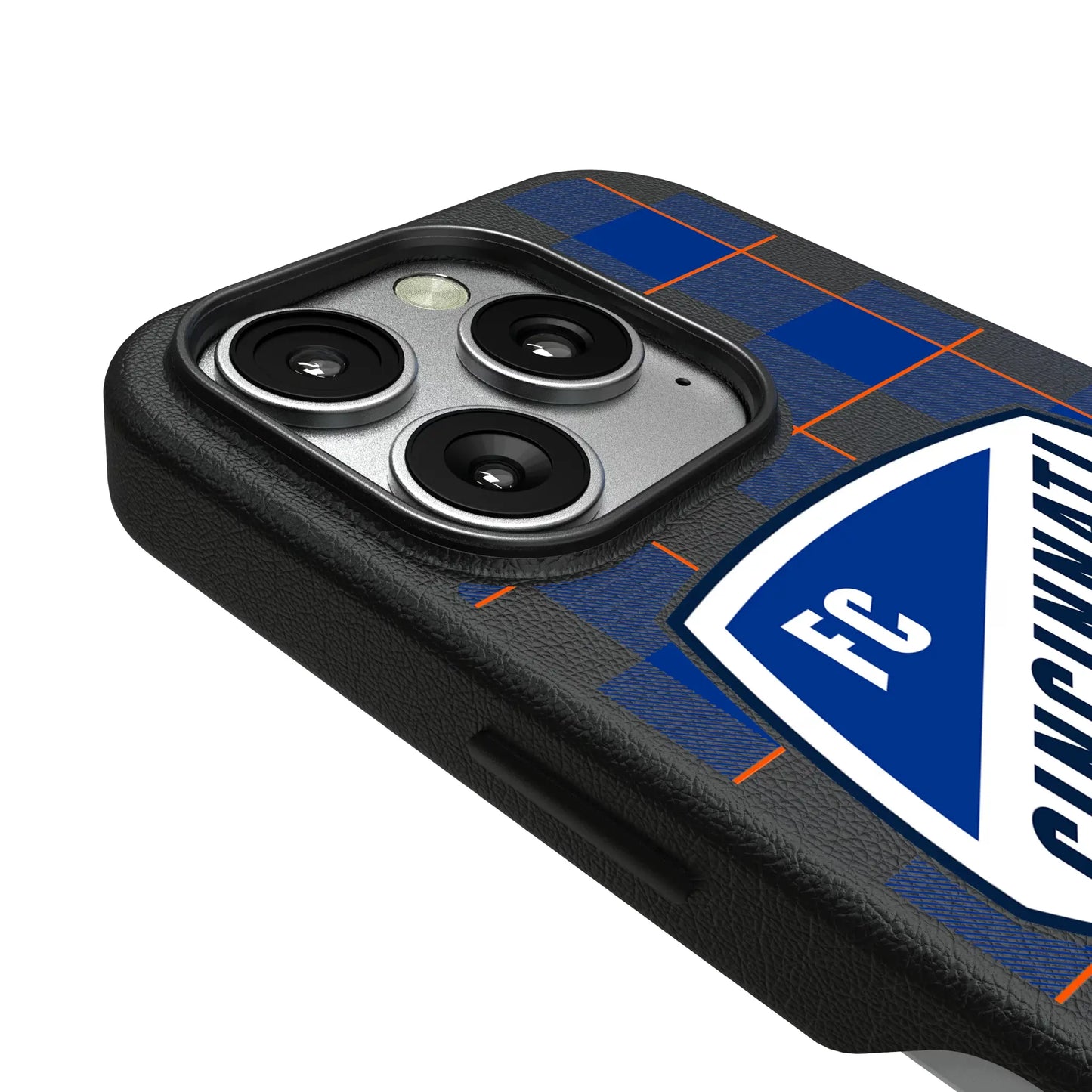FC Cincinnati Plaid MagSafe Compatible Phone Case for Apple iPhone