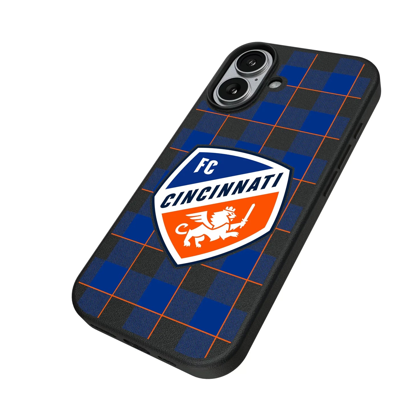 FC Cincinnati Plaid MagSafe Compatible Phone Case for Apple iPhone