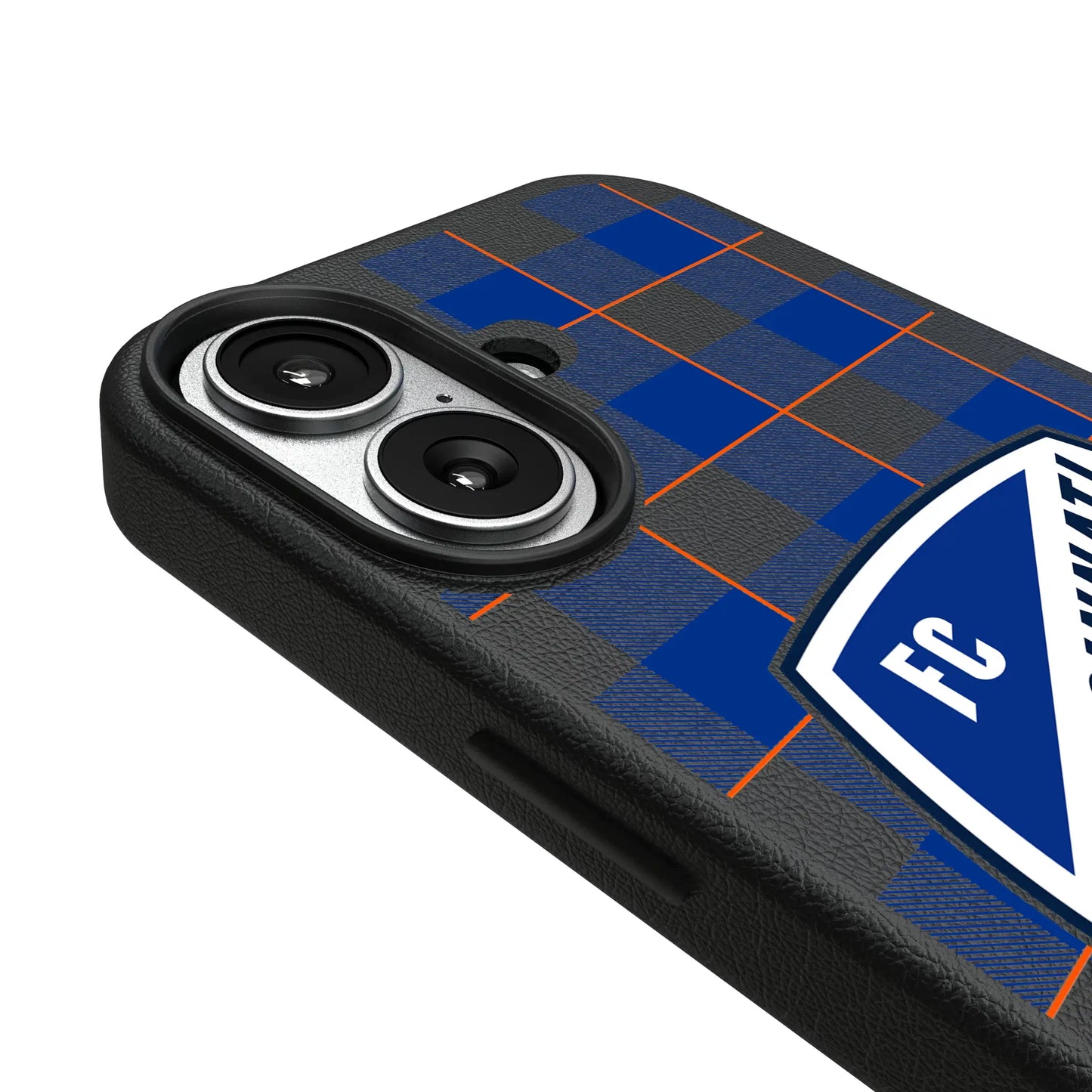 FC Cincinnati Plaid MagSafe Compatible Phone Case for Apple iPhone
