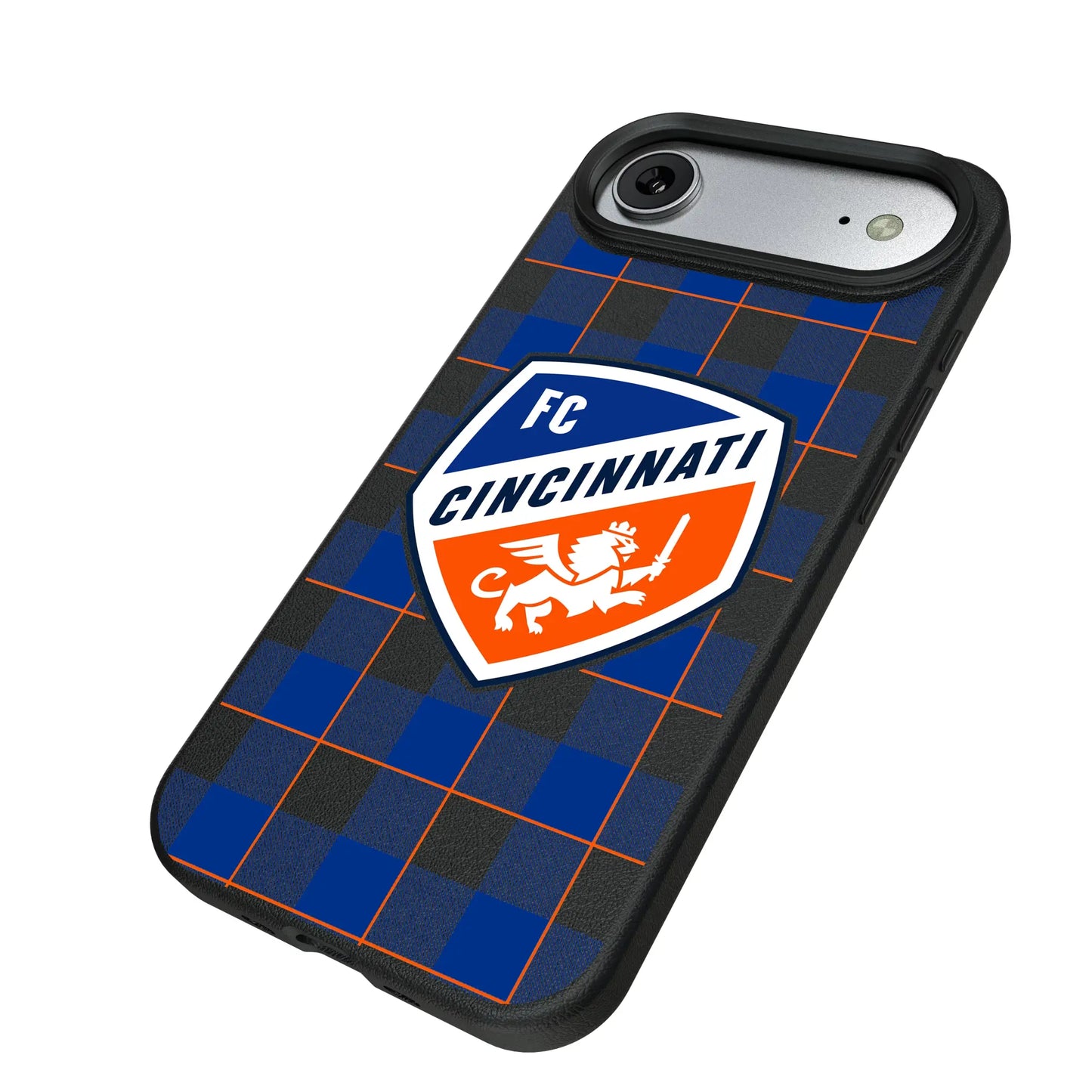 FC Cincinnati Plaid MagSafe Compatible Phone Case for Apple iPhone