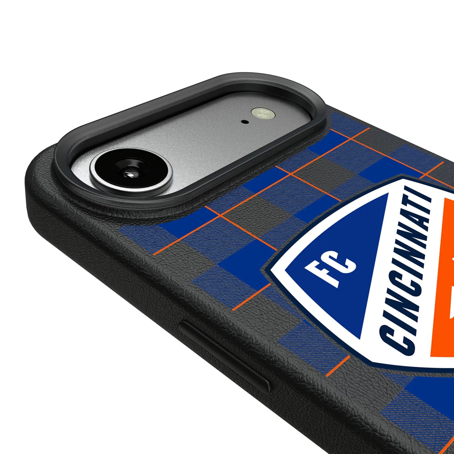 FC Cincinnati Plaid MagSafe Compatible Phone Case for Apple iPhone